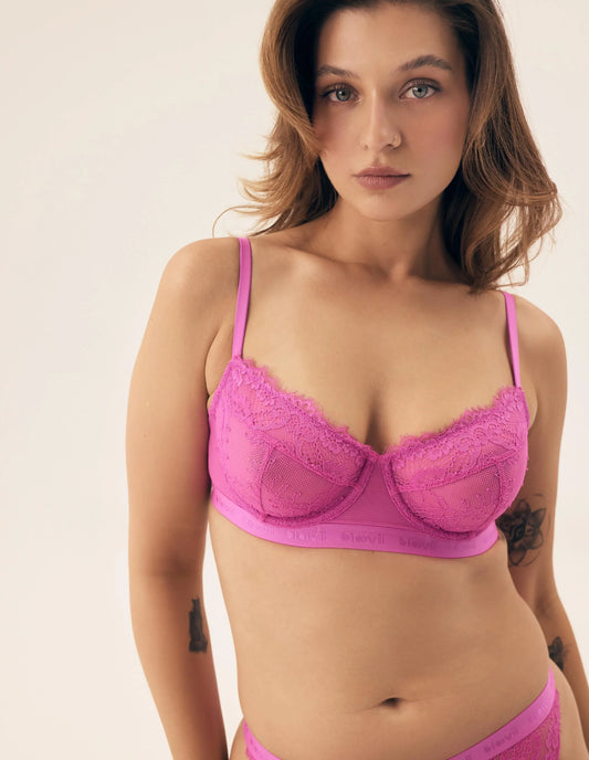Soft bra Bloovii Ocrissa Hot pink