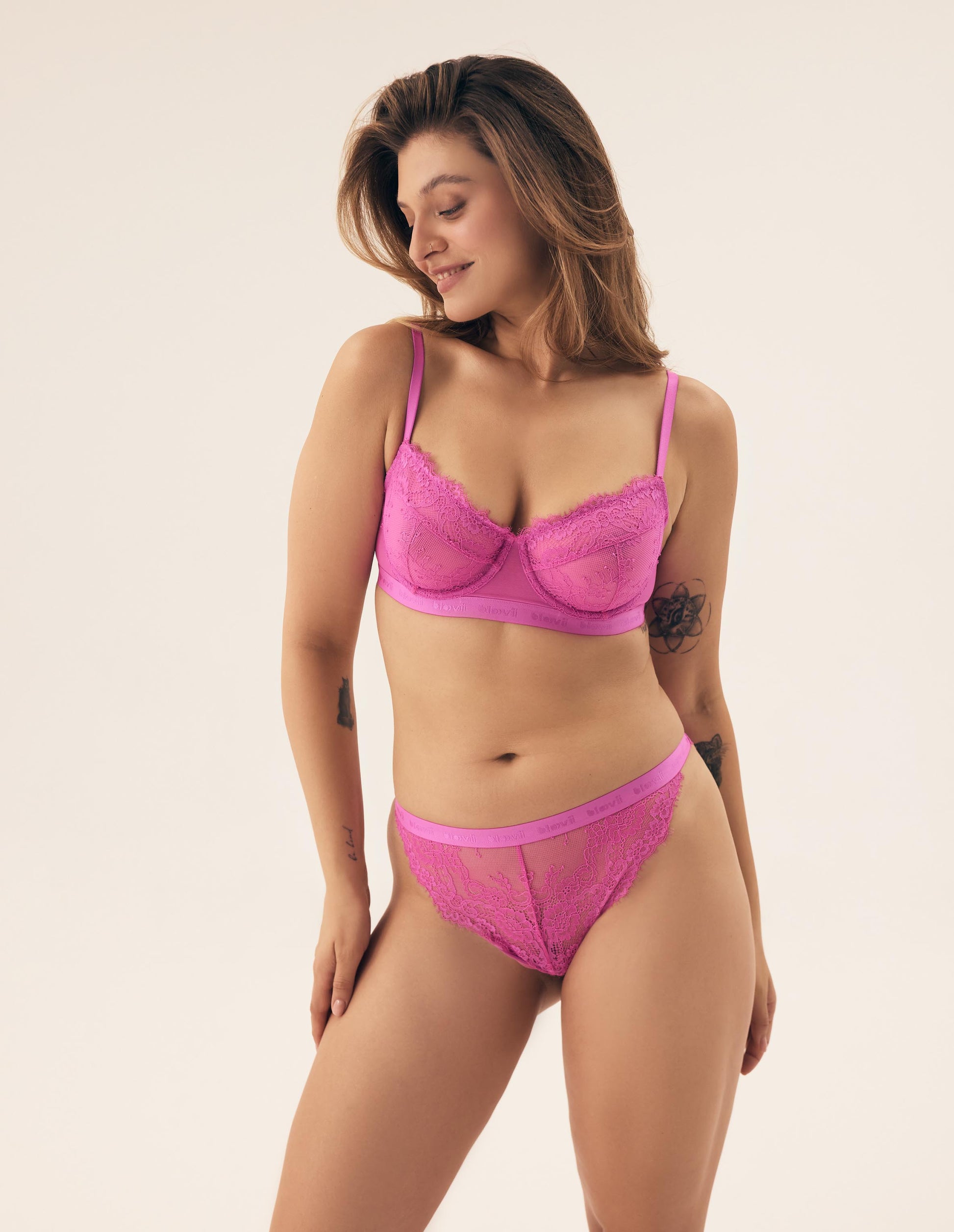 Soft bra Bloovii Ocrissa Hot pink - 3