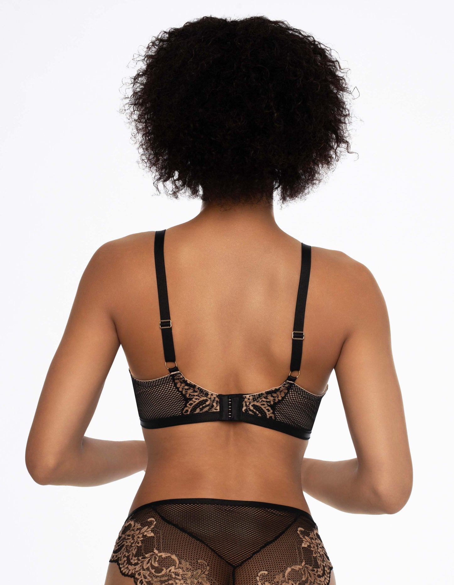 Soft bra Ilya Black/gold - 1