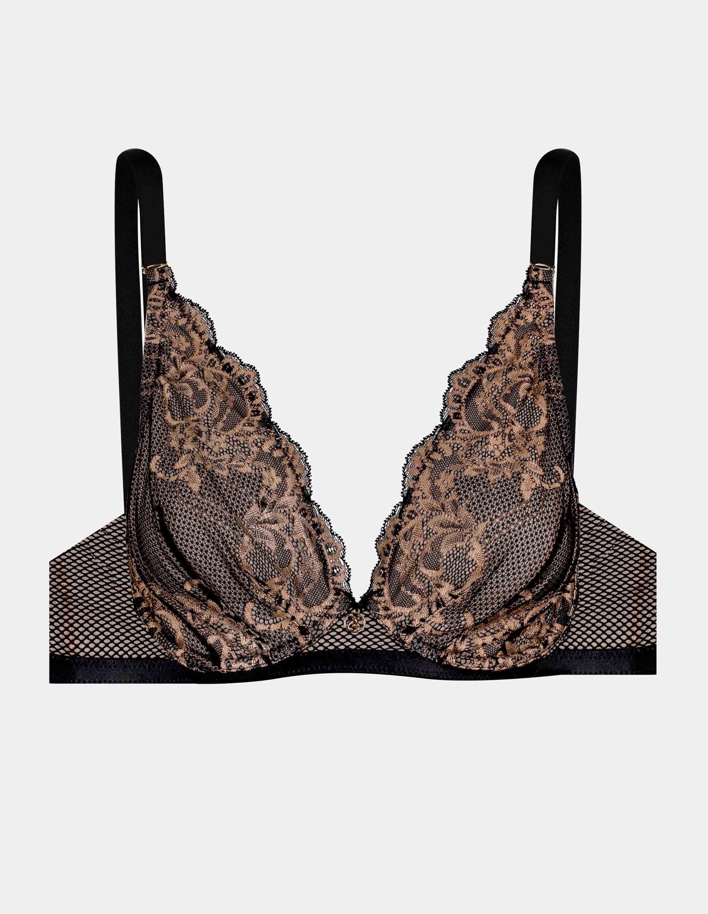 Soft bra Ilya Black/gold - 5