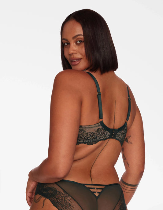 Semi-padded bra Ramira Dark green - Avarrra