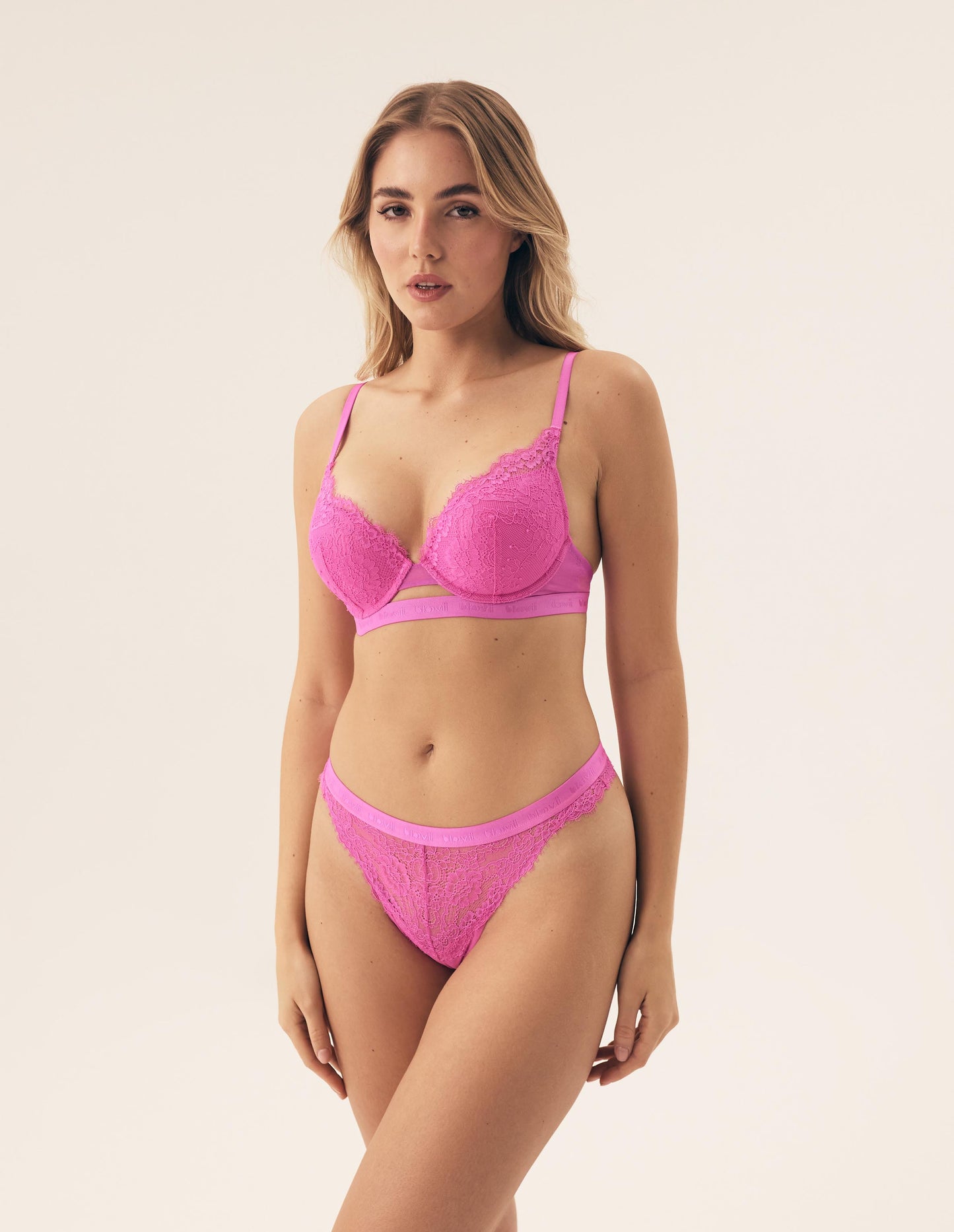 Push-up bra Bloovii Ocrissa Hot pink - 3