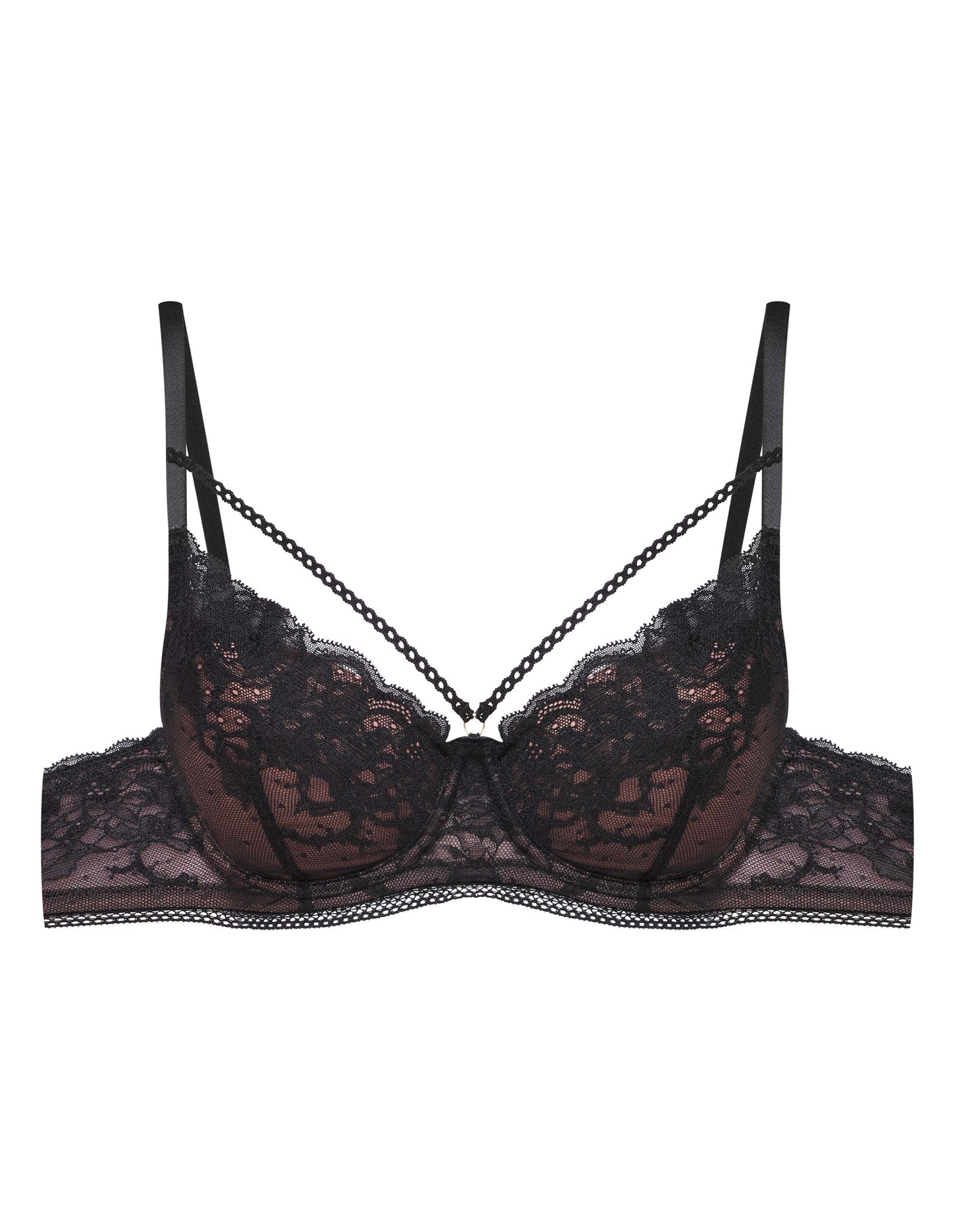 Push-up bra Intonation Black/rose - 3