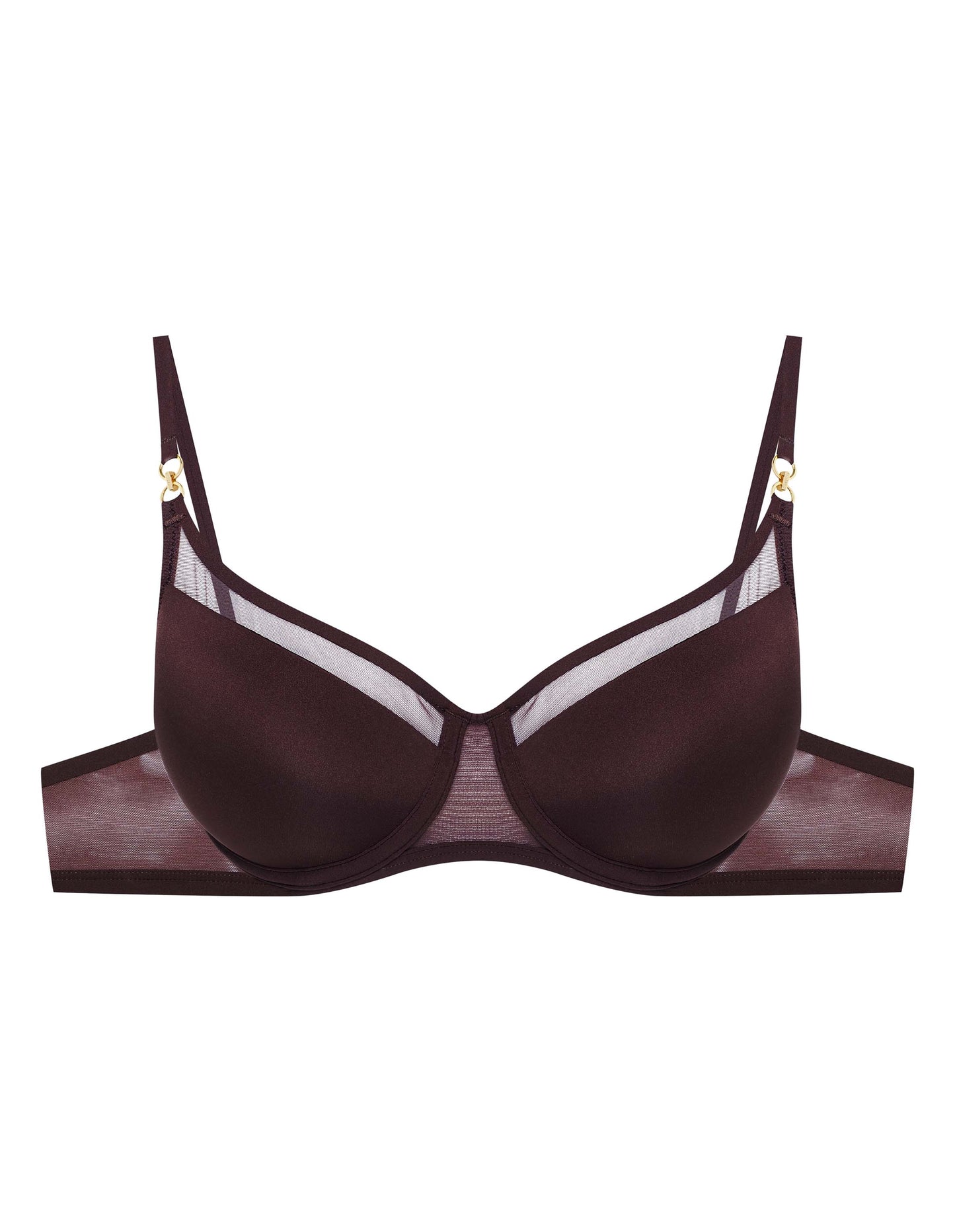 Push-up bra Ova Dark chocolate - 4