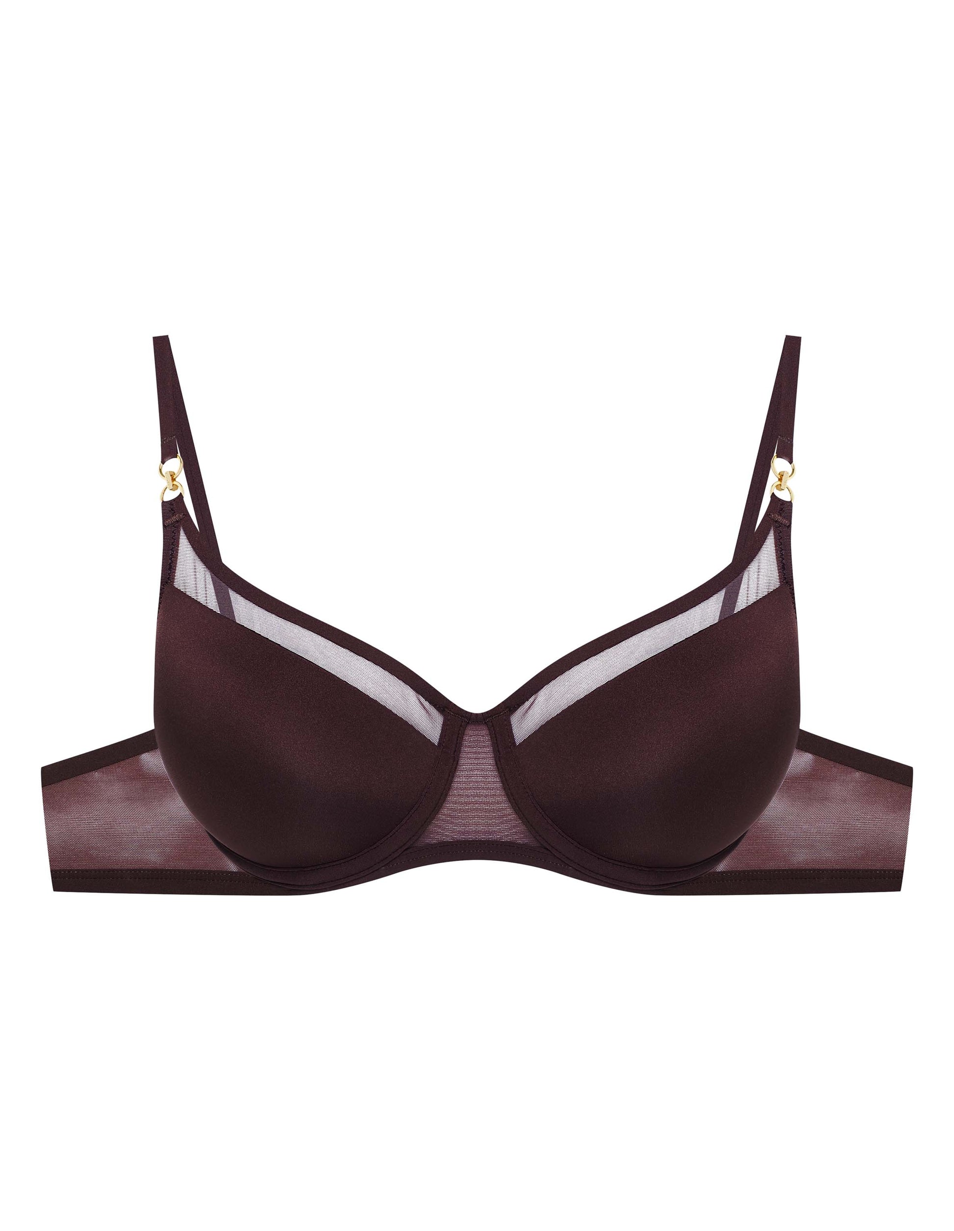 Push-up bra Ova Dark chocolate - 4
