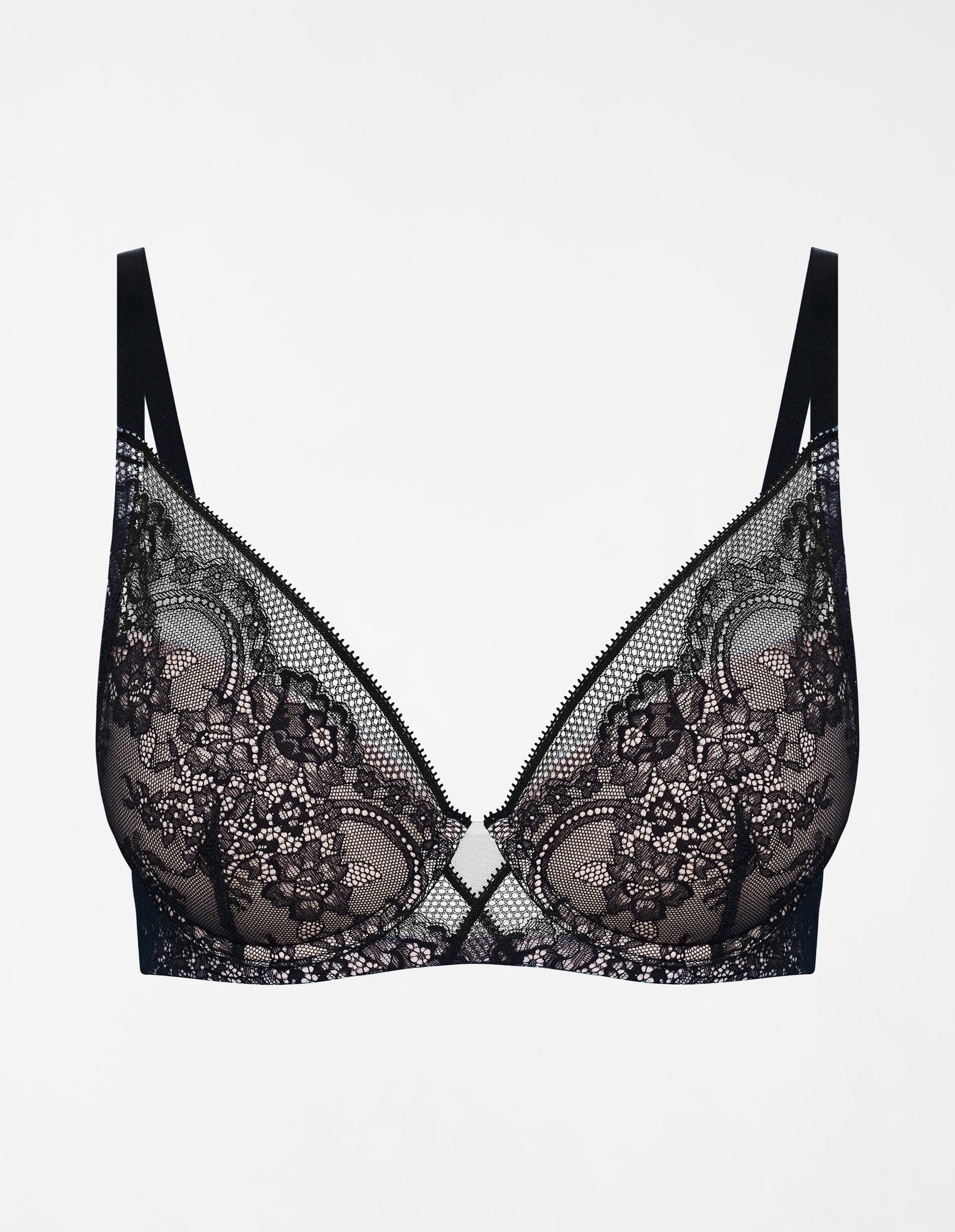 PUSH-UP BRA Sensual Black/rose - 5