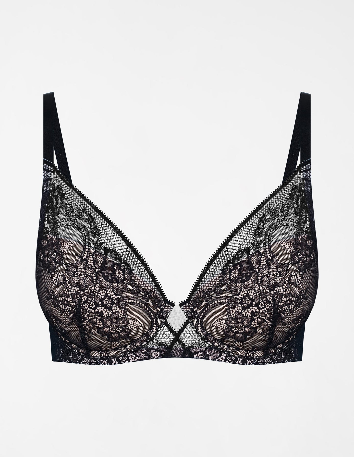 PUSH-UP BRA Sensual Black/rose - 5