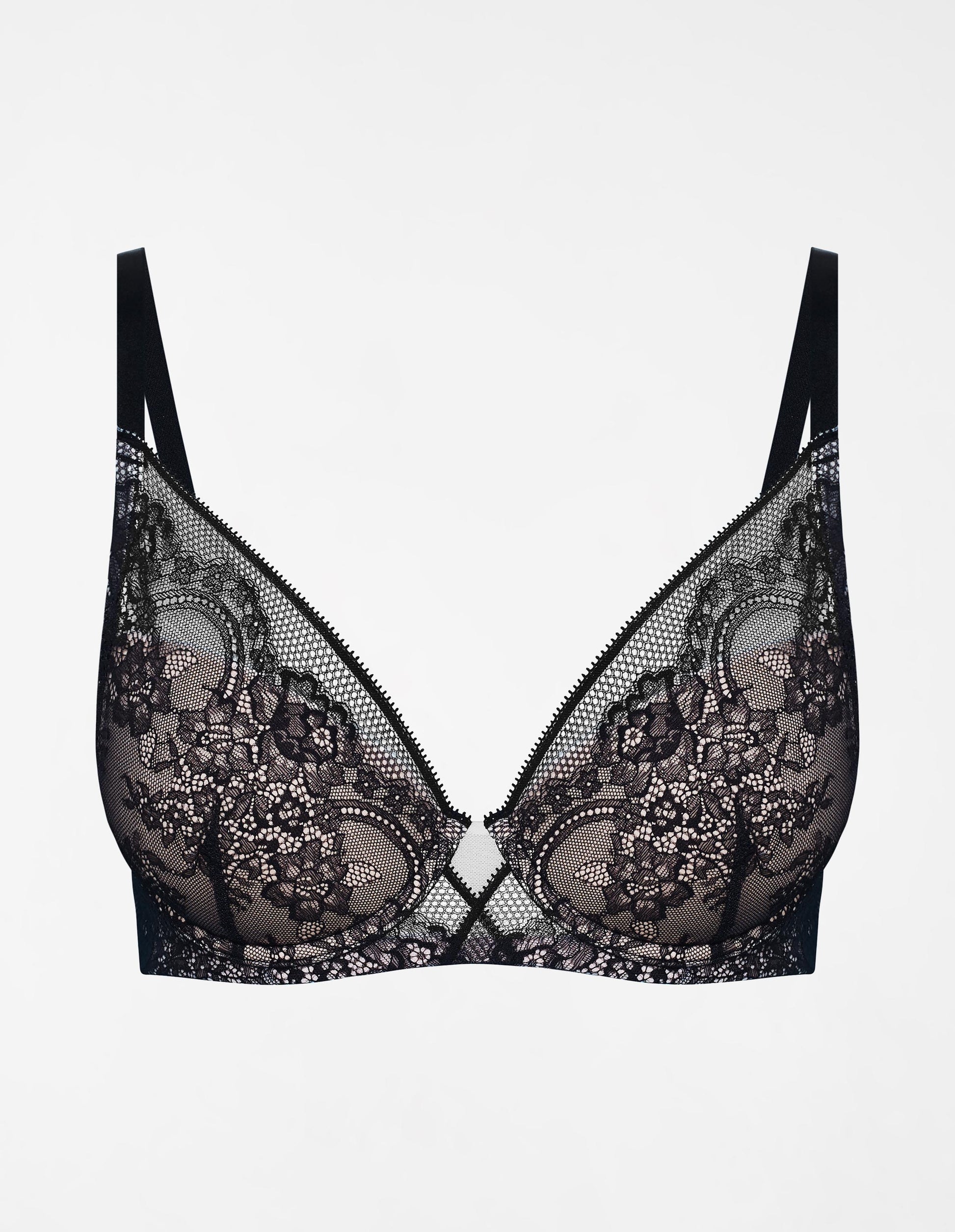 PUSH-UP BRA Sensual Black/rose - 5