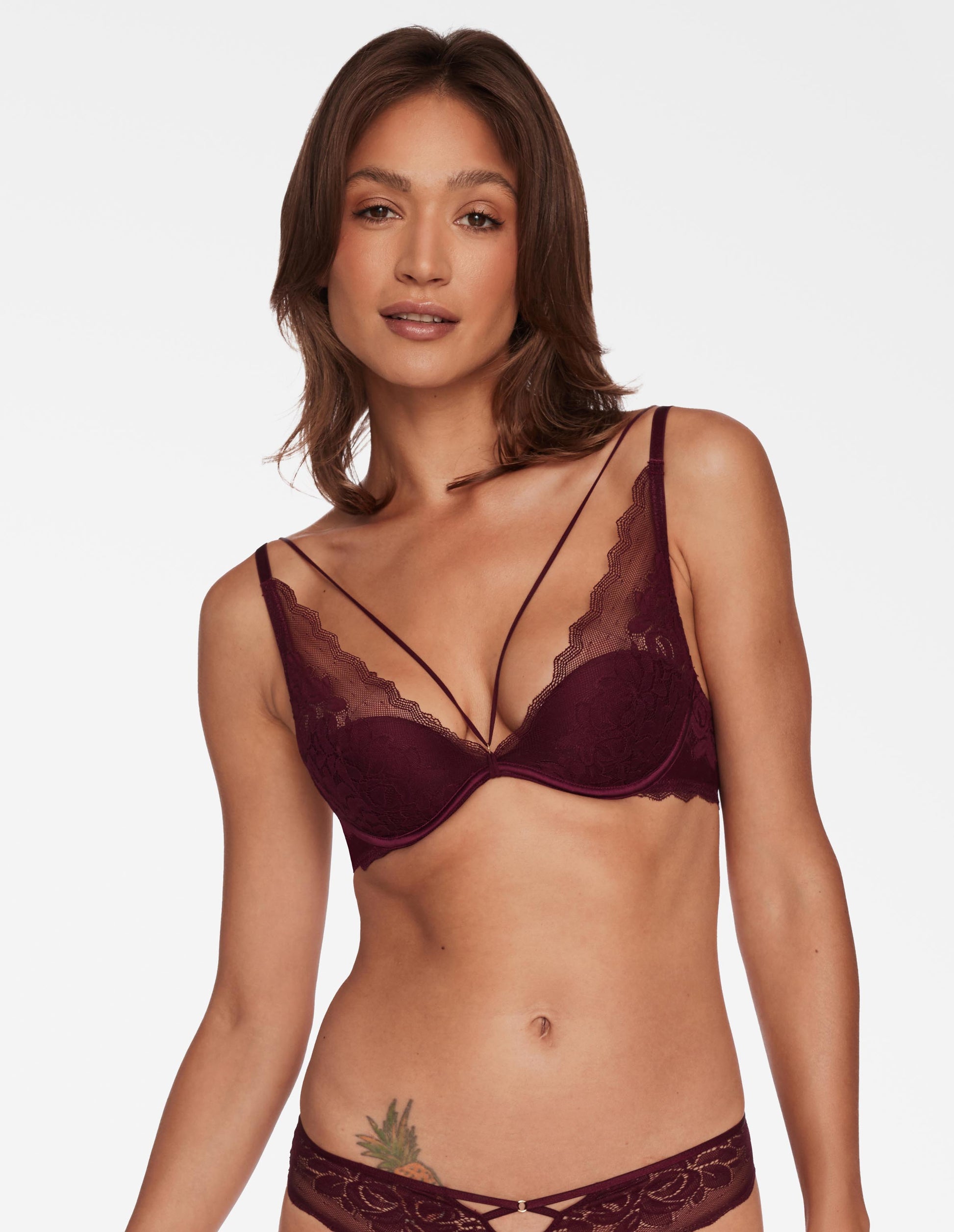 Push-up bra Tabu Mahogany