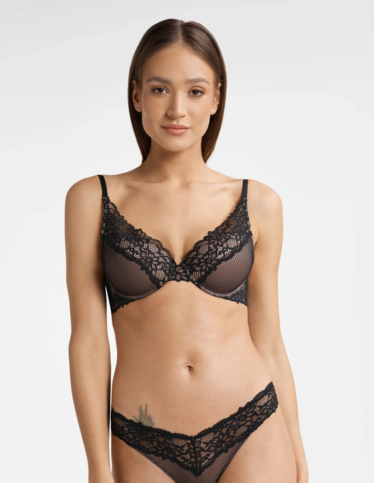 Push-up Bra Tiffie Black/gold