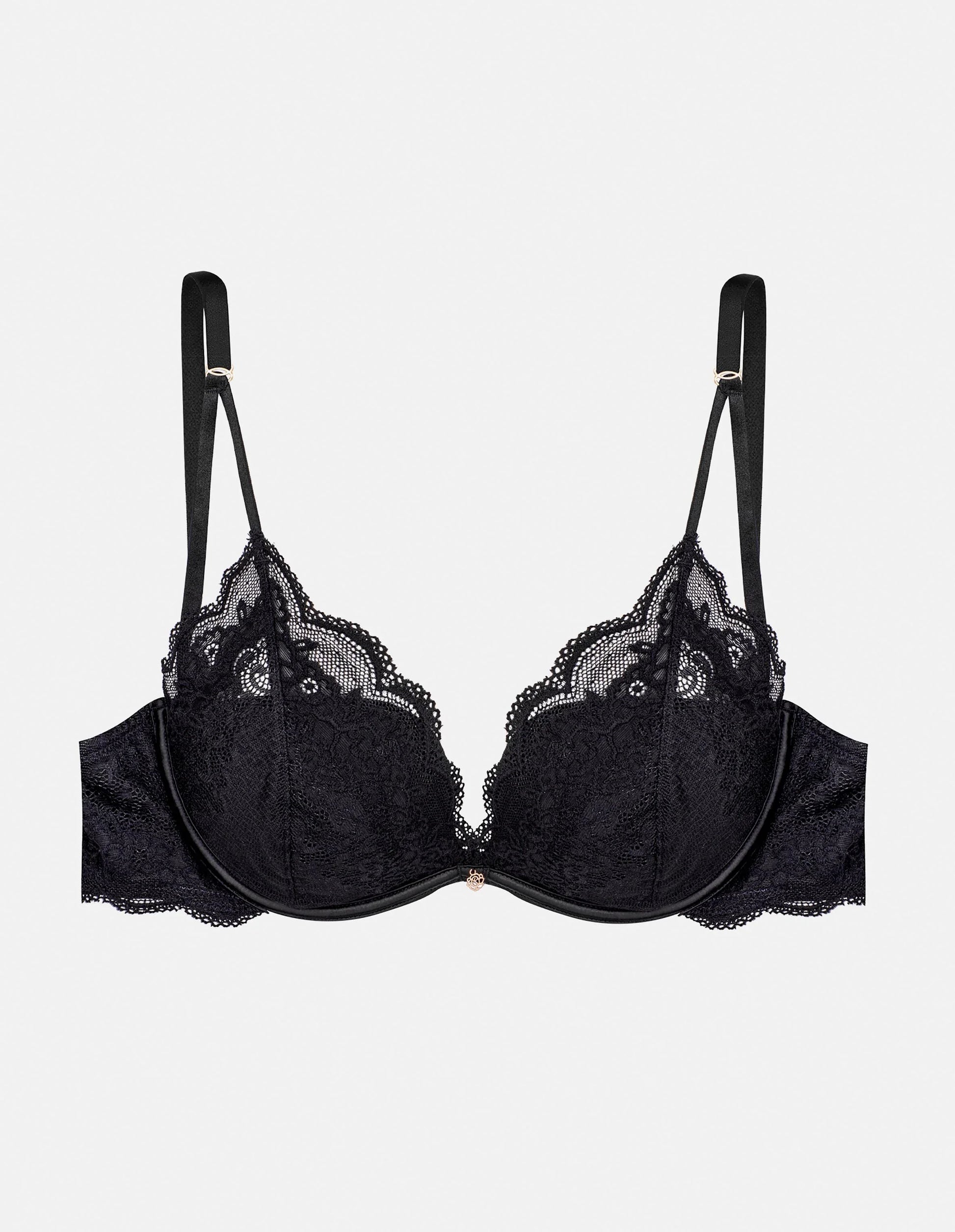 Push-up Bra Trixie Black - Avarrra