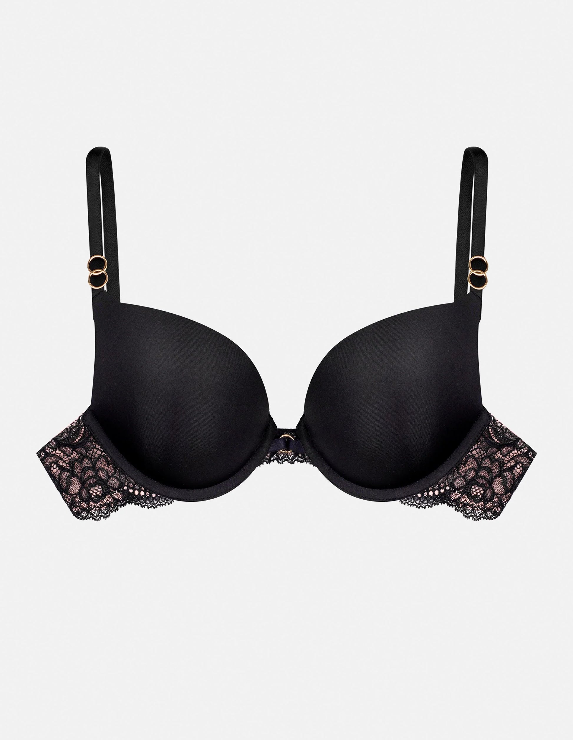 Push-up bra Truly Black/gold - 5