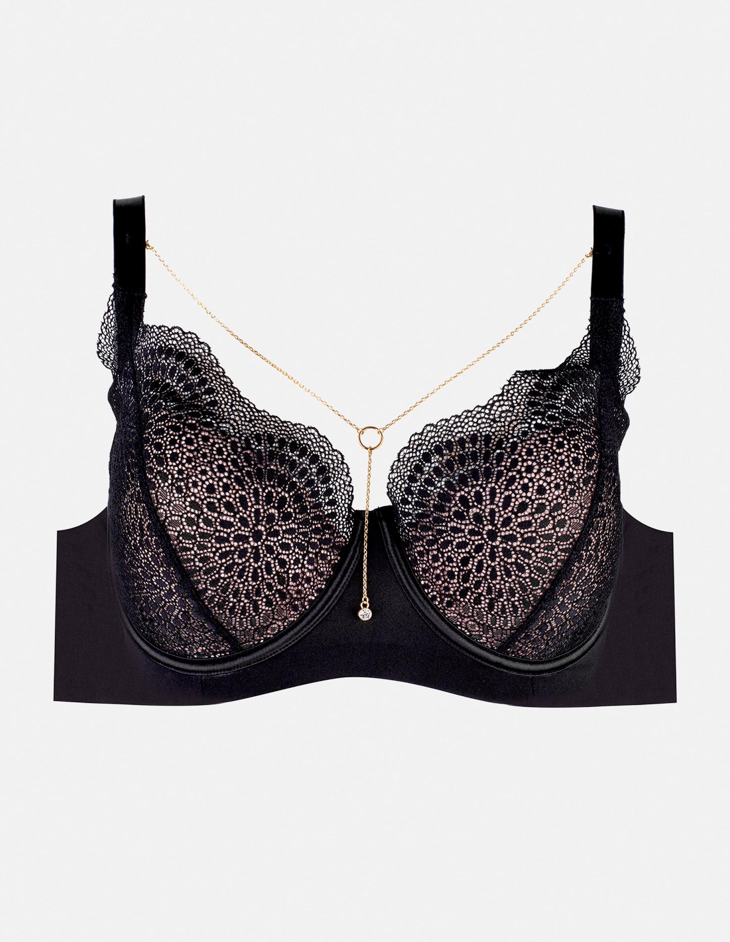 Padded bra Tierra Black/gold - 5