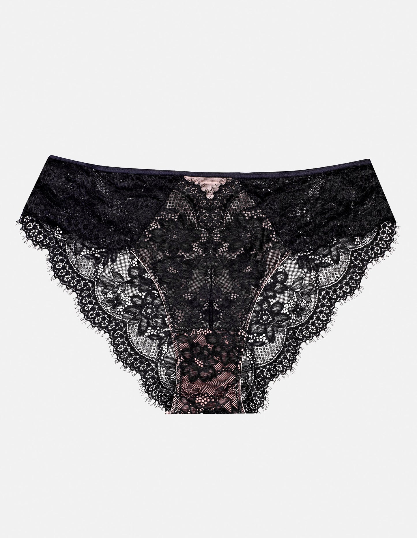 Panties Kitty Black/rose - 5