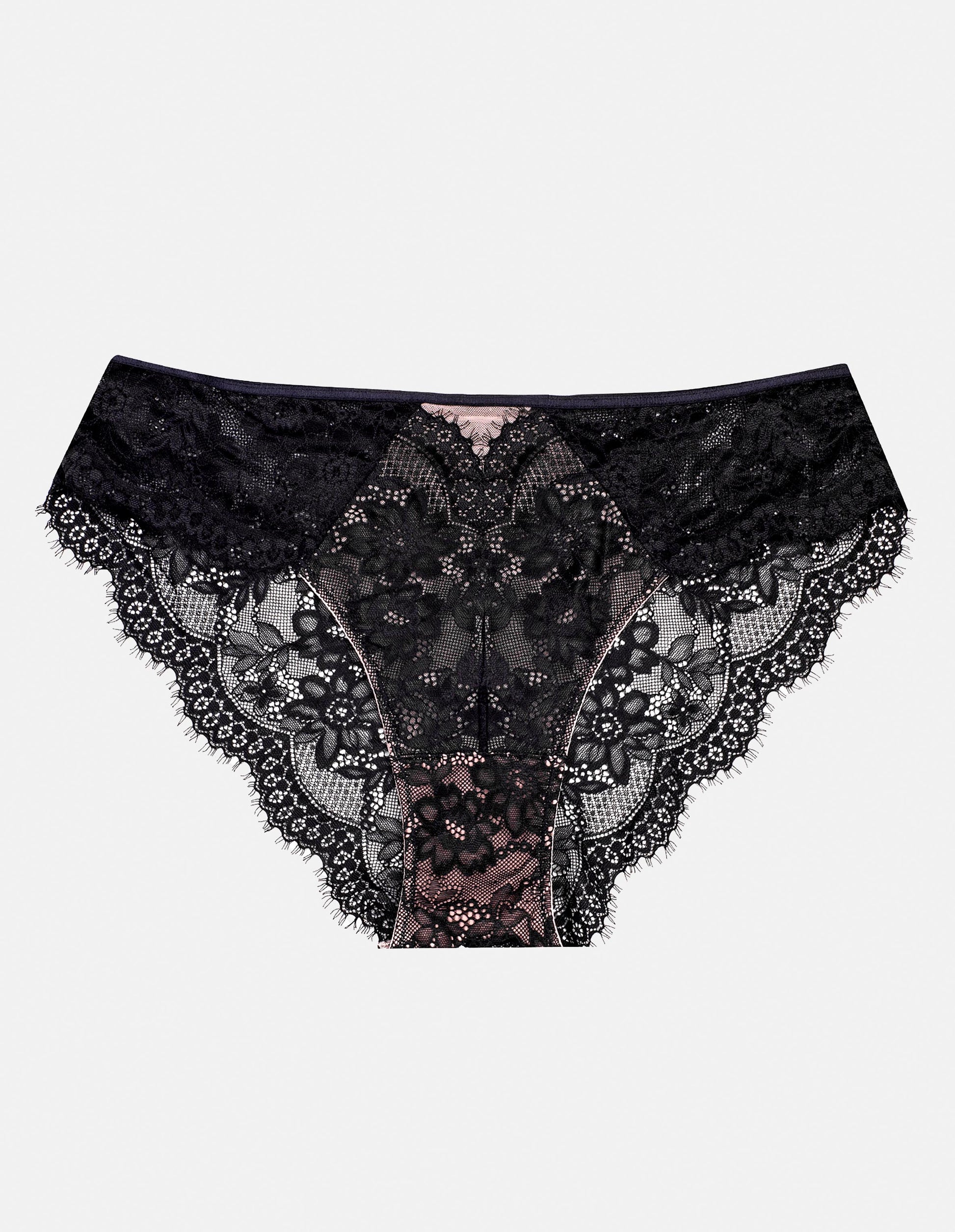 Panties Kitty Black/rose - 5