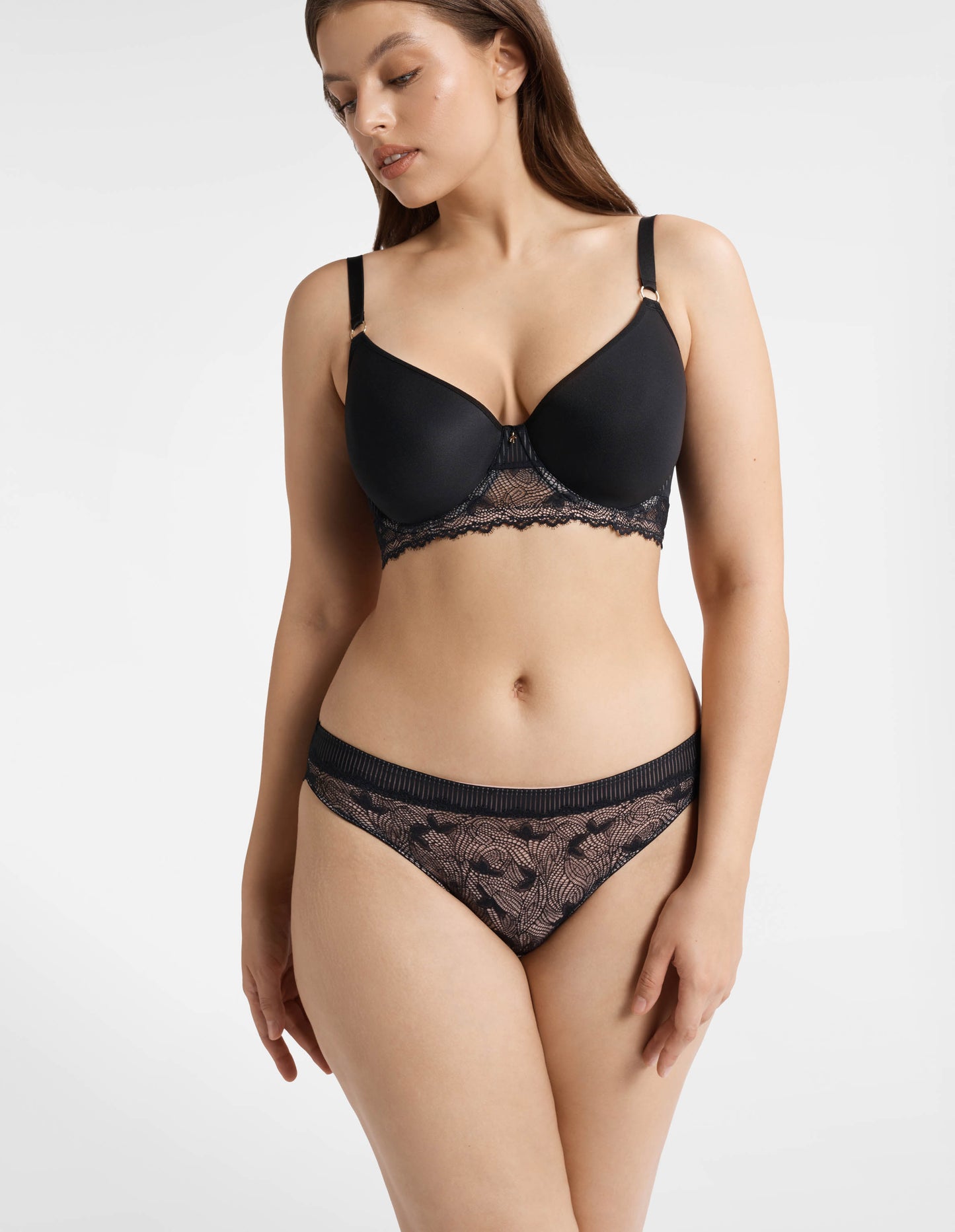 Panties Kyoko Black/gold