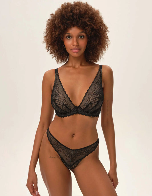 Panties Oprah Black/gold