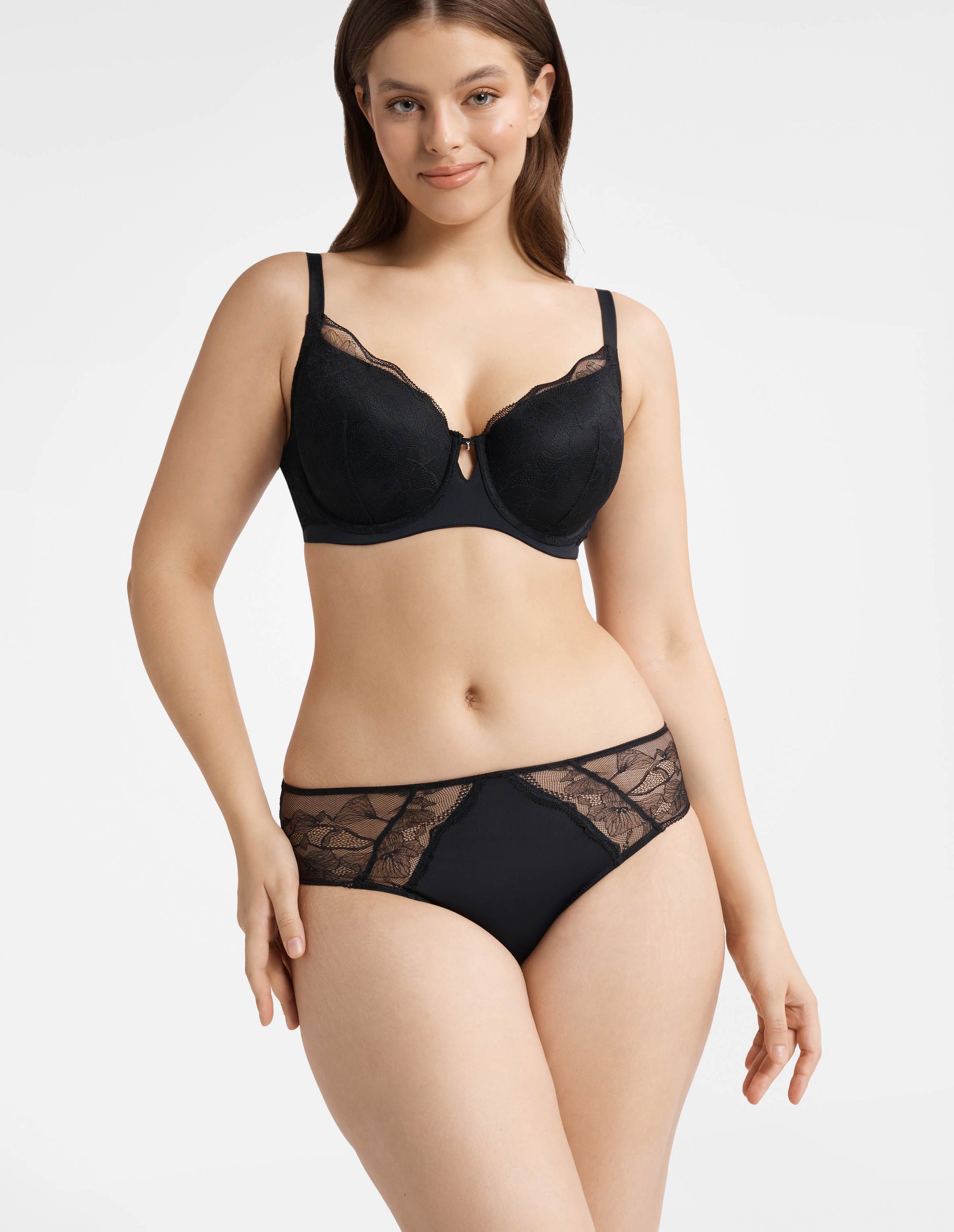 High-Waisted Briefs Talisman Black/gold