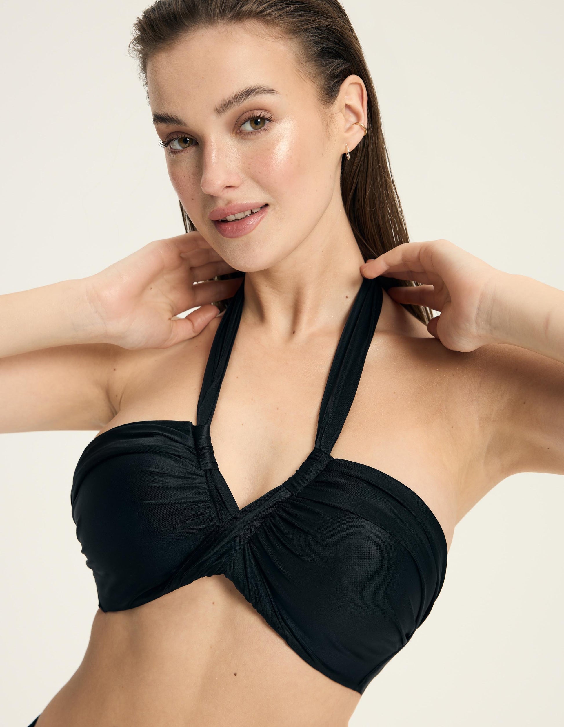 Bikini top bandeau Truffle Black - 2