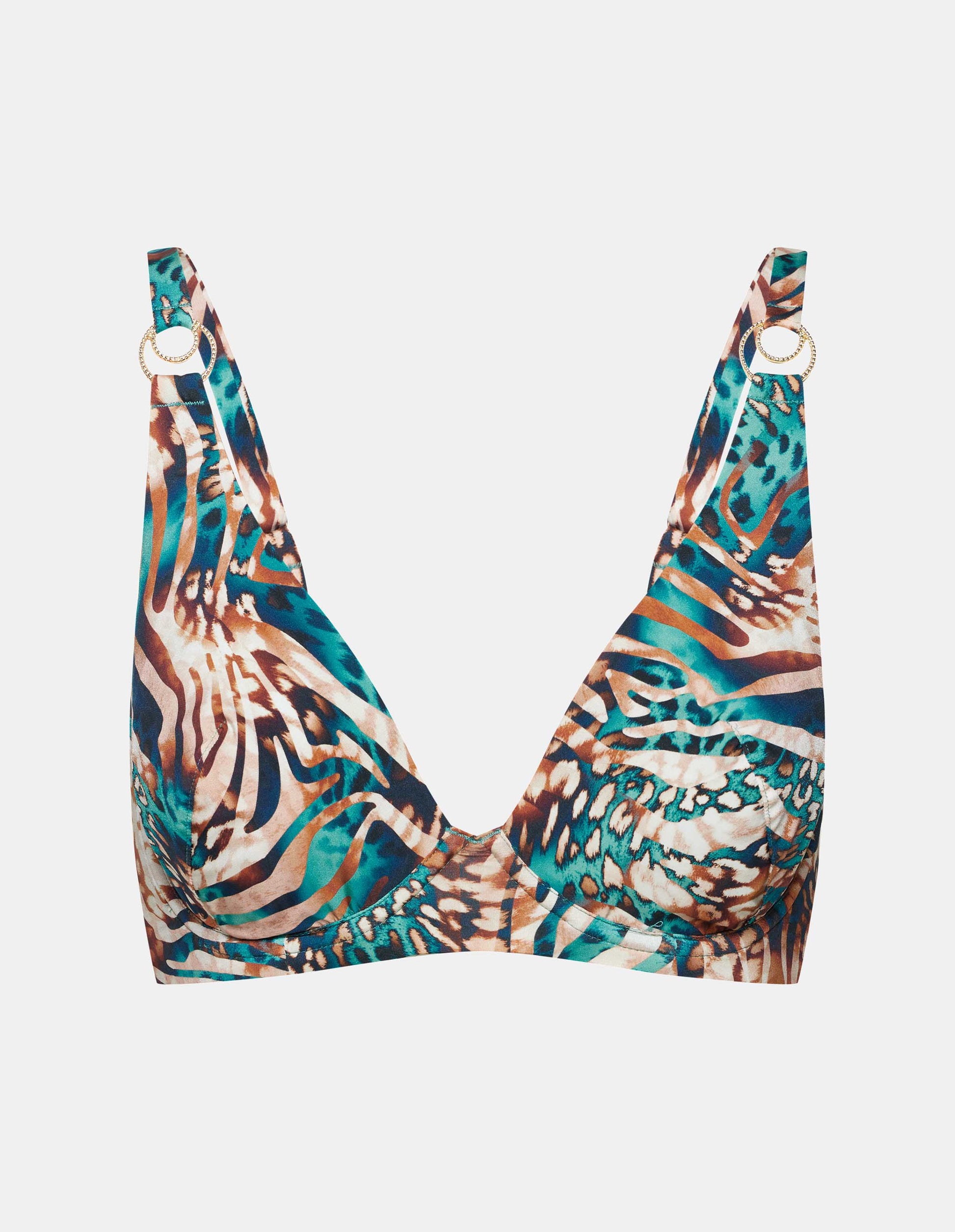 Soft bikini top Deliciosa Light green - 3