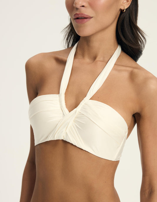 Bikini top push-up Truffle Cream - 1