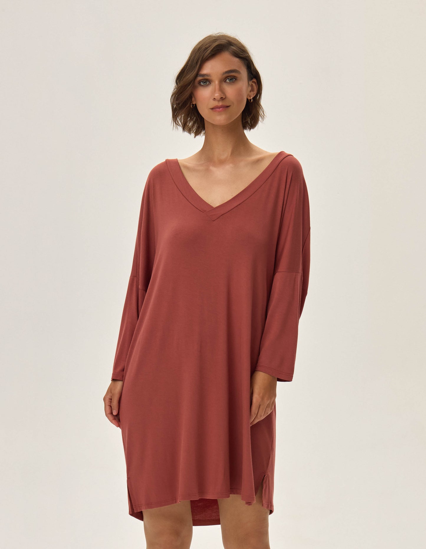 Nightgown Jannet Maroon