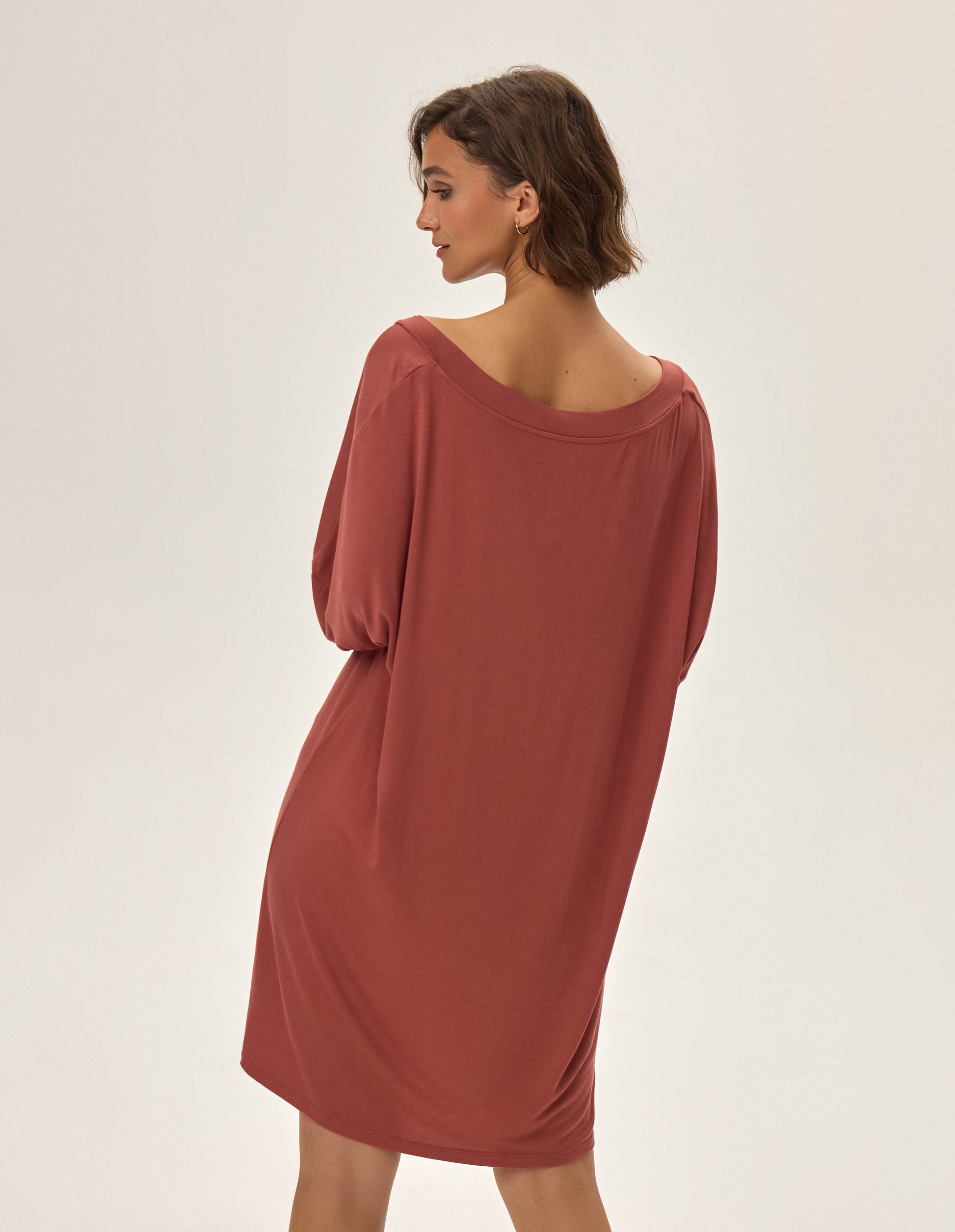 Nightgown Jannet Maroon - 2