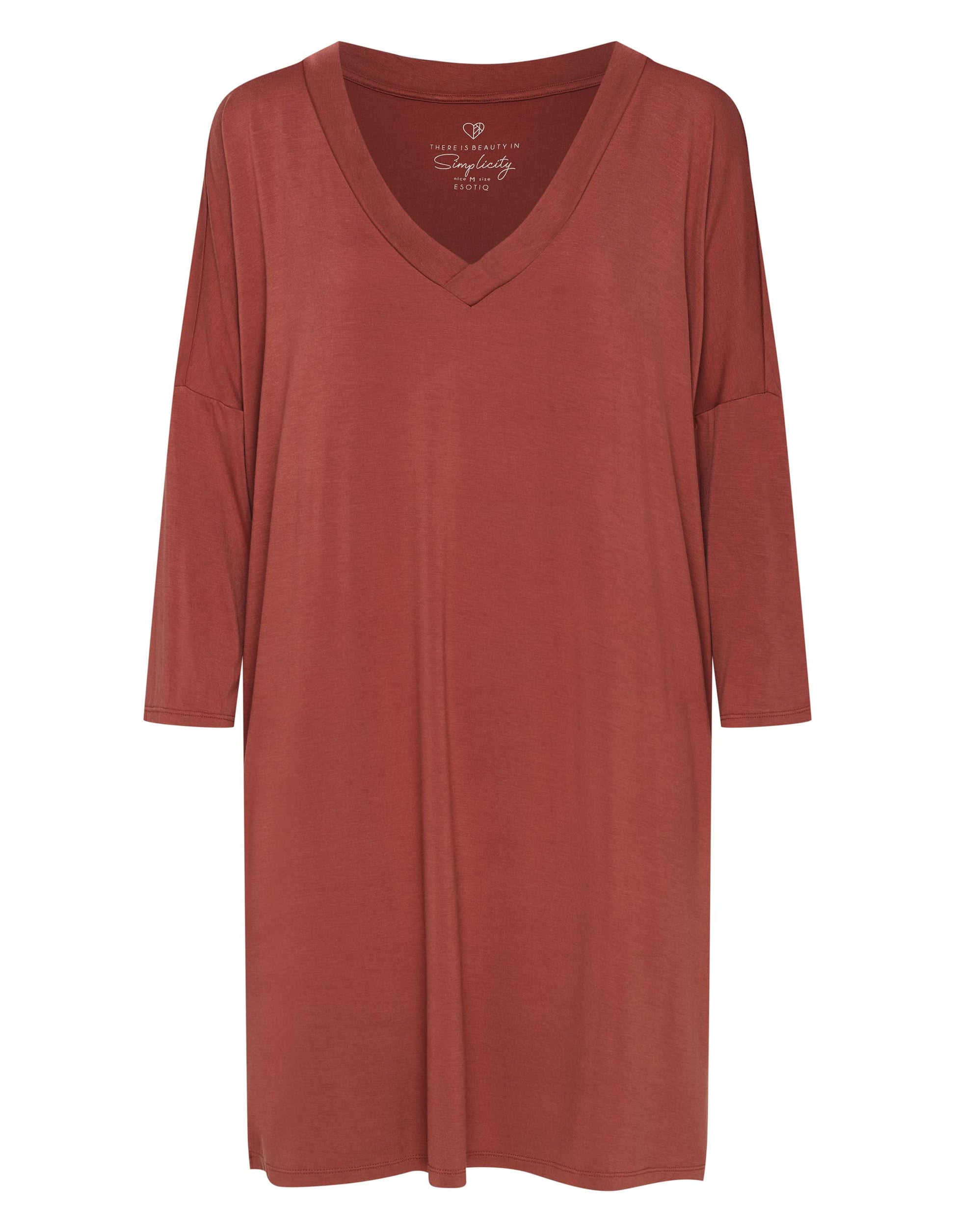 Nightgown Jannet Maroon - 3