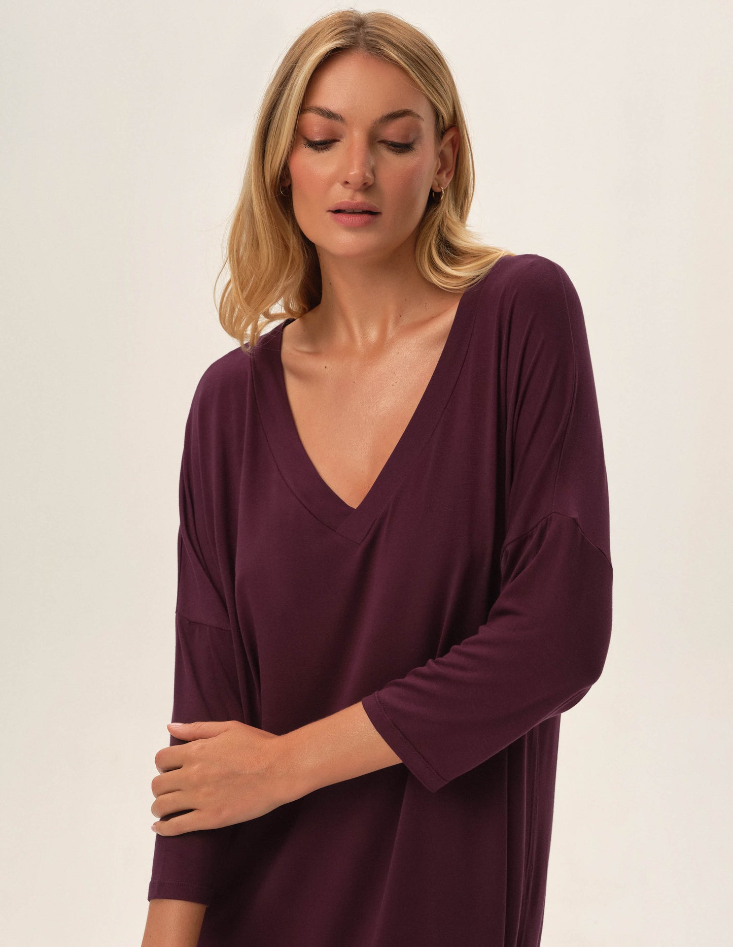 Nightgown Jannet Mahogany - 1