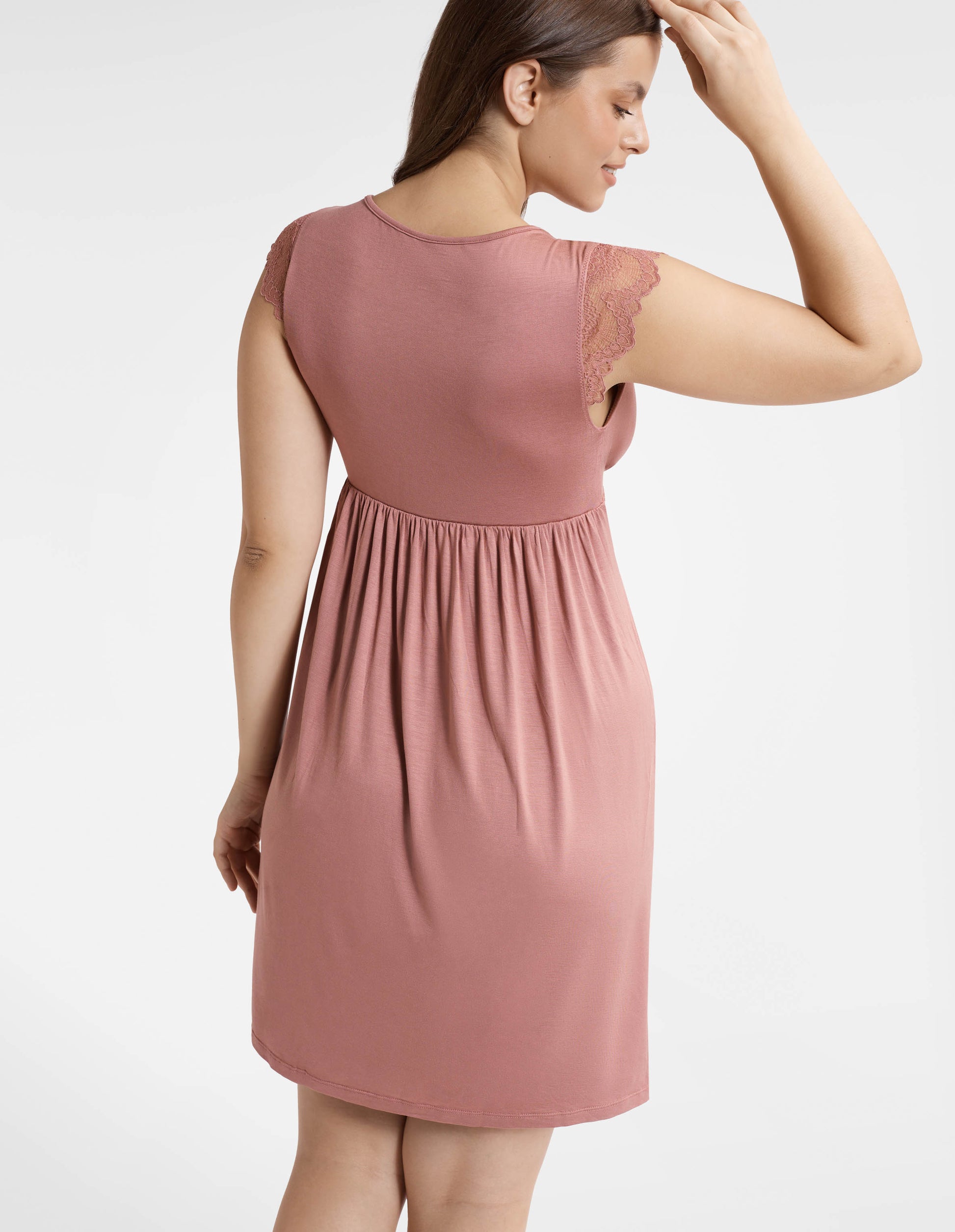 Nightdress Nova Dusty rose - 1