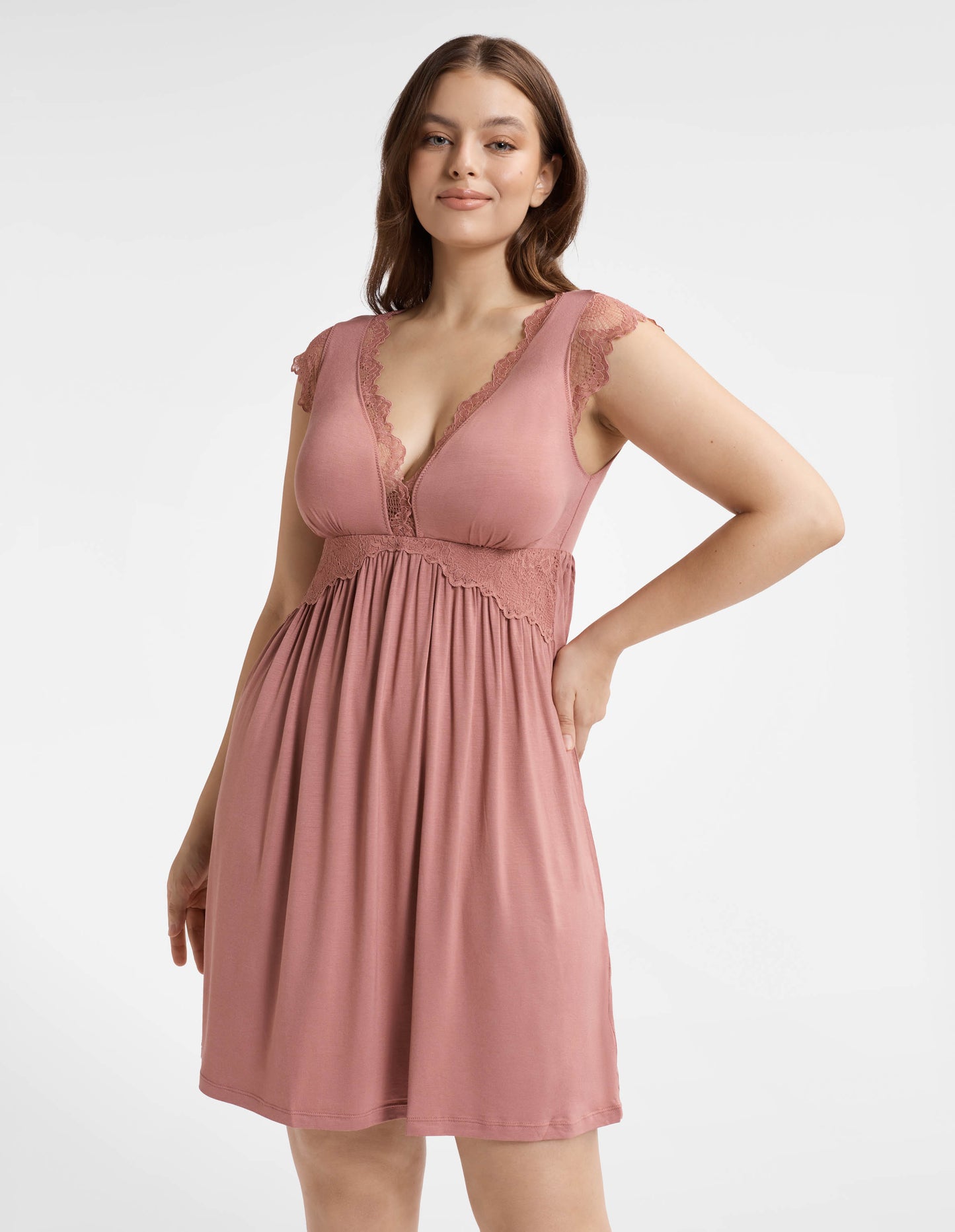 Nightdress Nova Dusty rose - 3