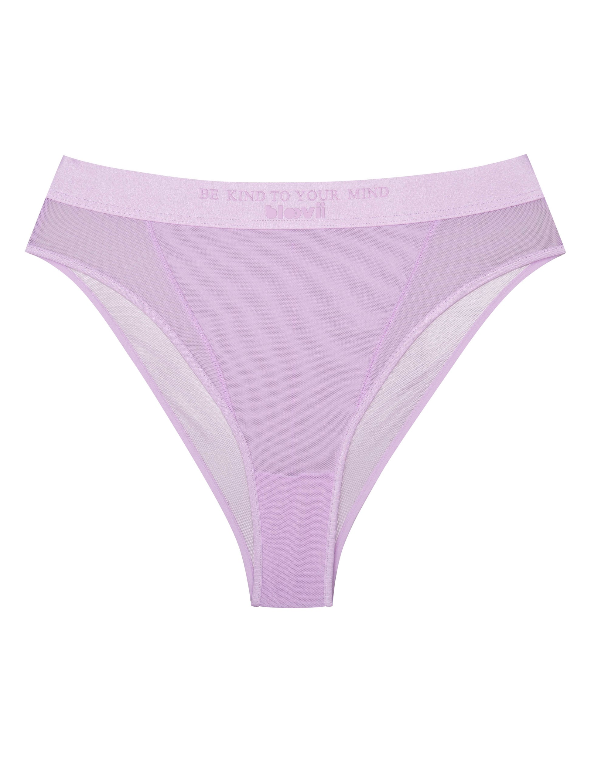 High-waisted paites Bloovii Lirage Pastel pink - 5