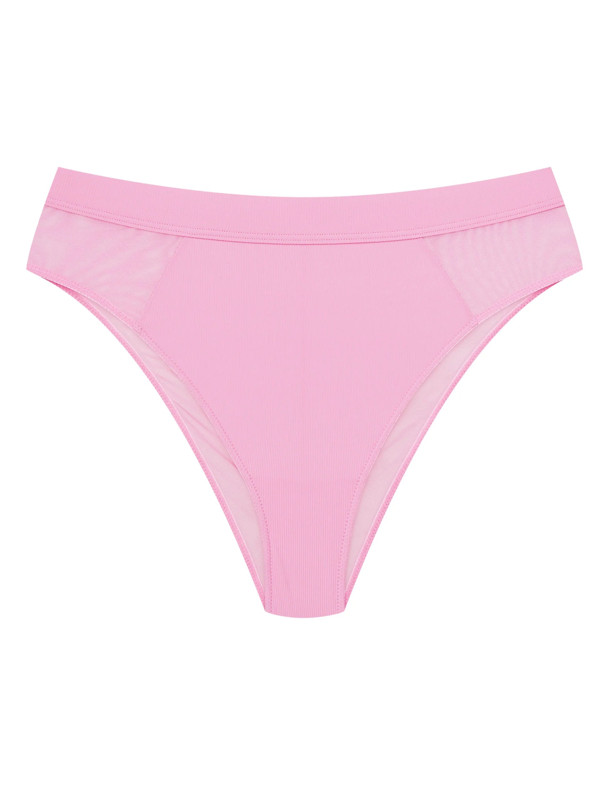High-waisted paites Bloovii Saoui Pink - 4