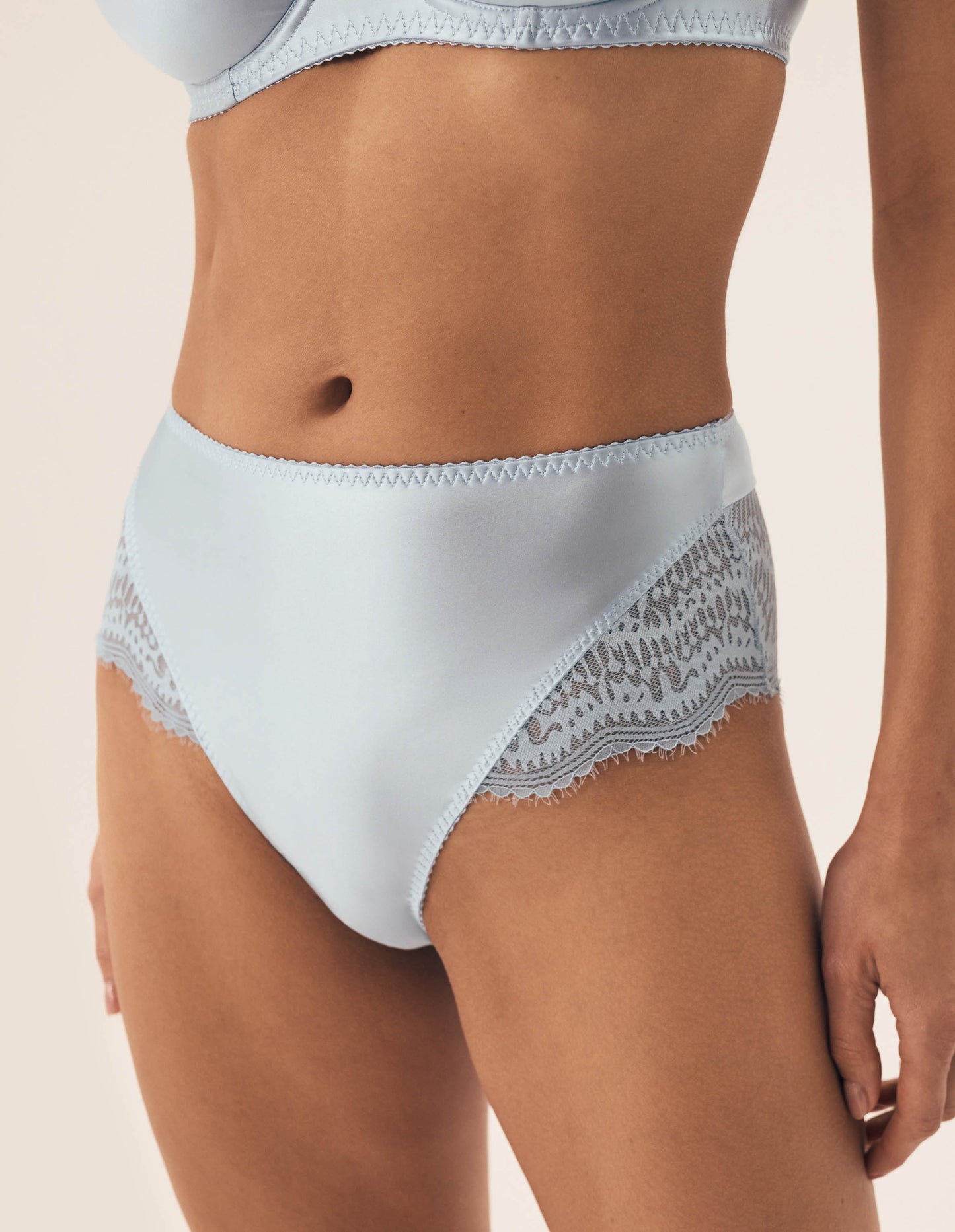 High-waisted panties Brillant Light blue - 2