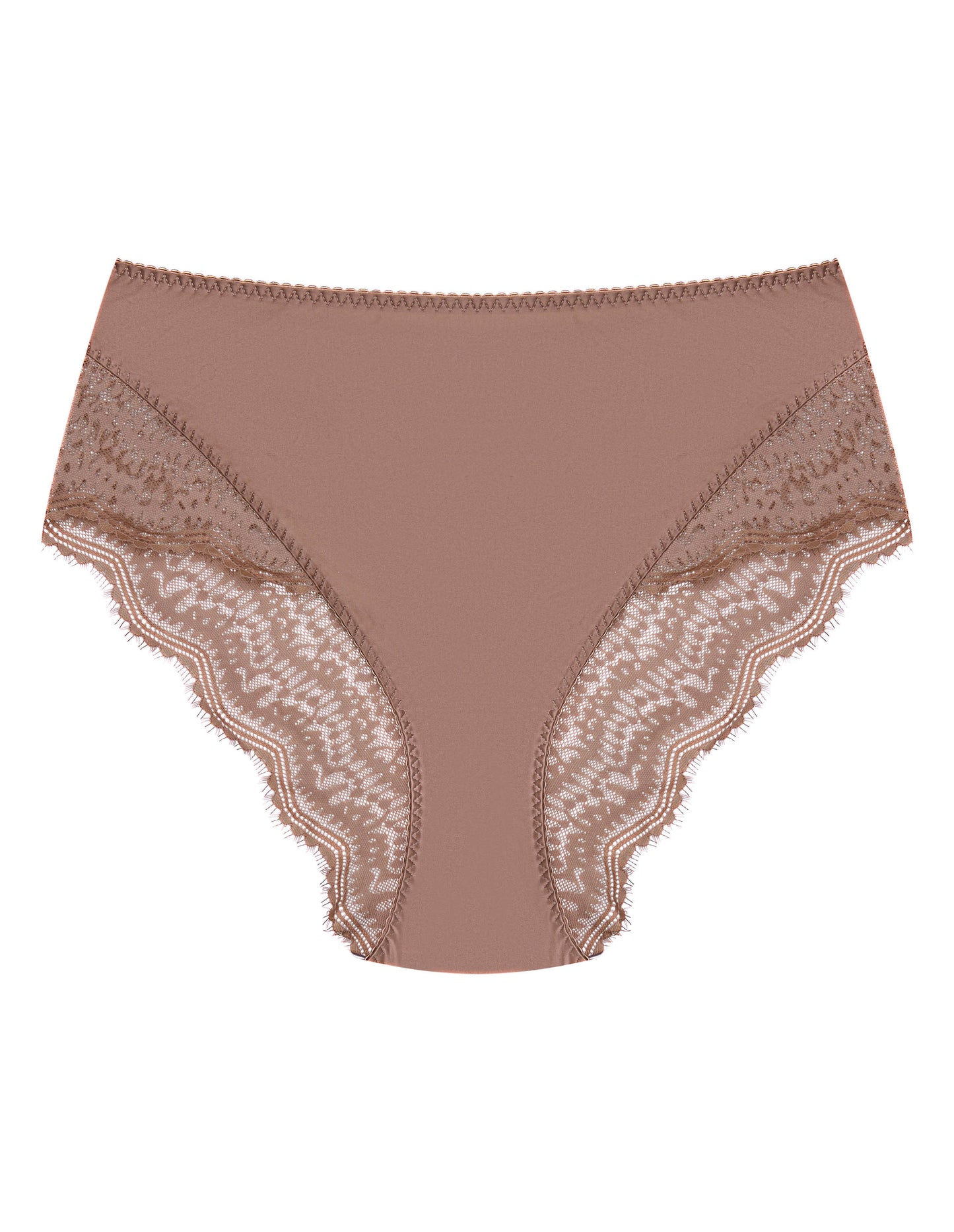 High-waisted panties Brillant Golden brown - 4