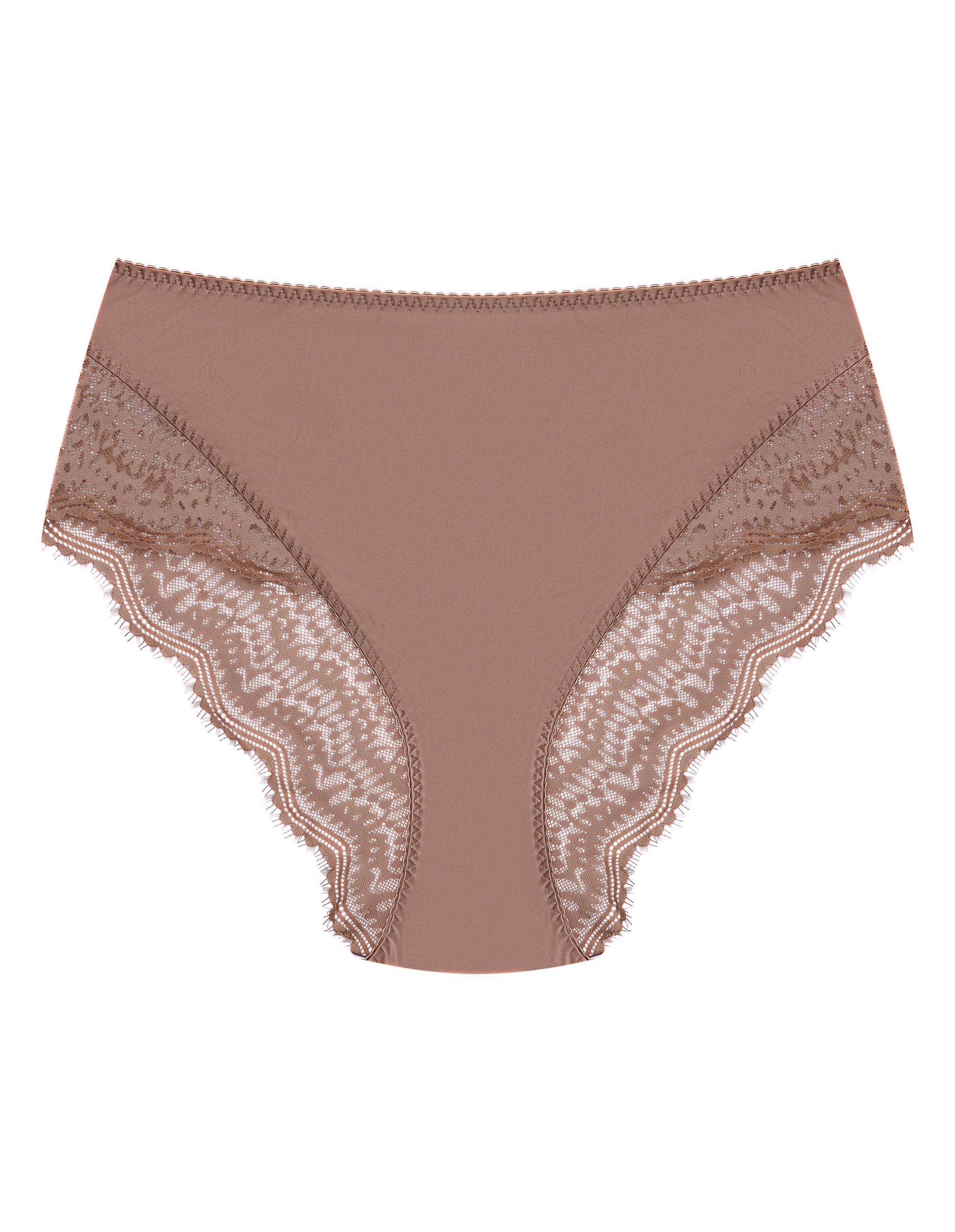 High-waisted panties Brillant Golden brown - 4