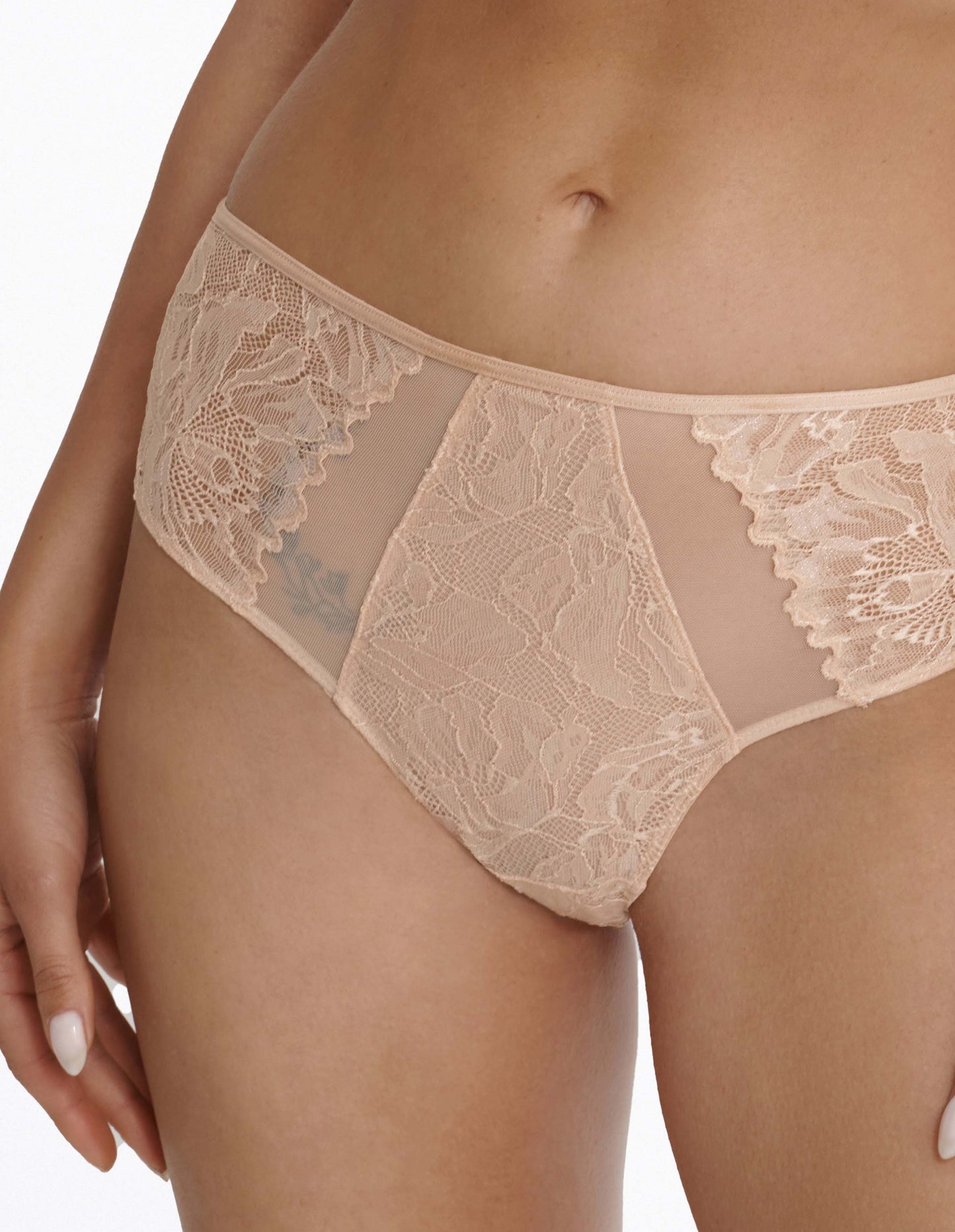 High-waisted briefs Idylla Sand - 2