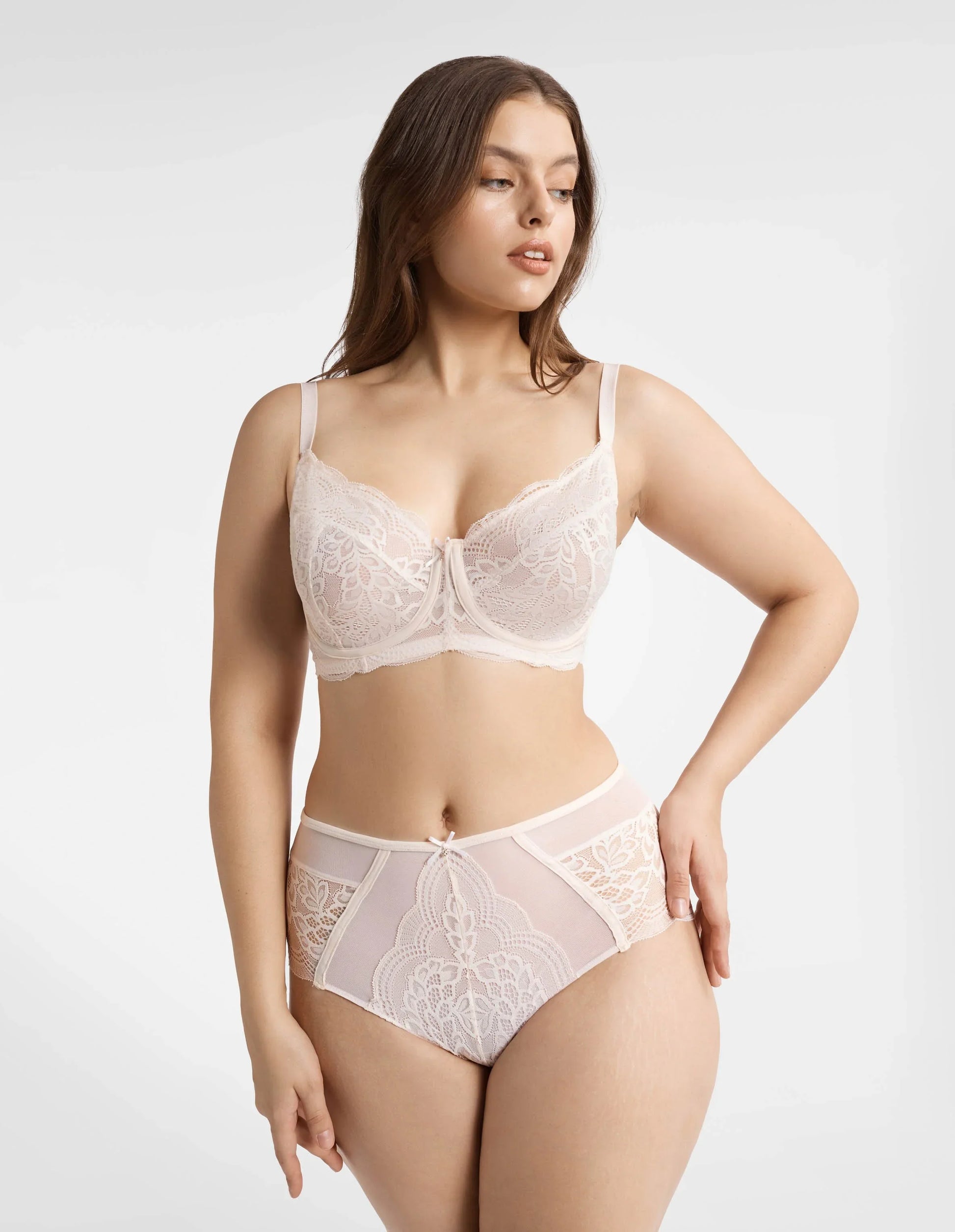 HIGH-WAISTED BRIEFS Kandy Pastel pink - 4