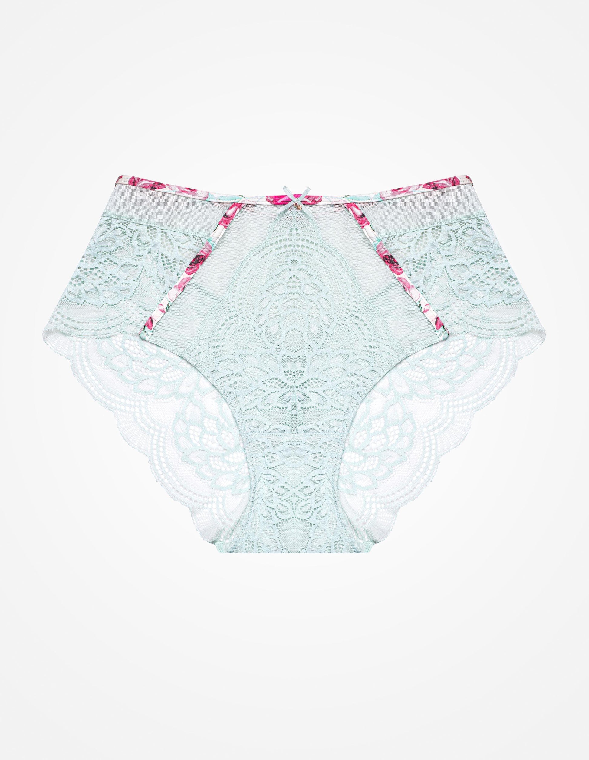 HIGH-WAISTED BRIEFS Kandy Mint green