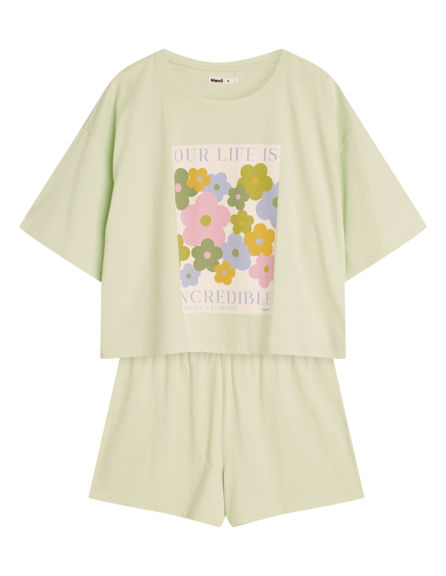Pyjamas Bloovii Flovers Pale green - 5