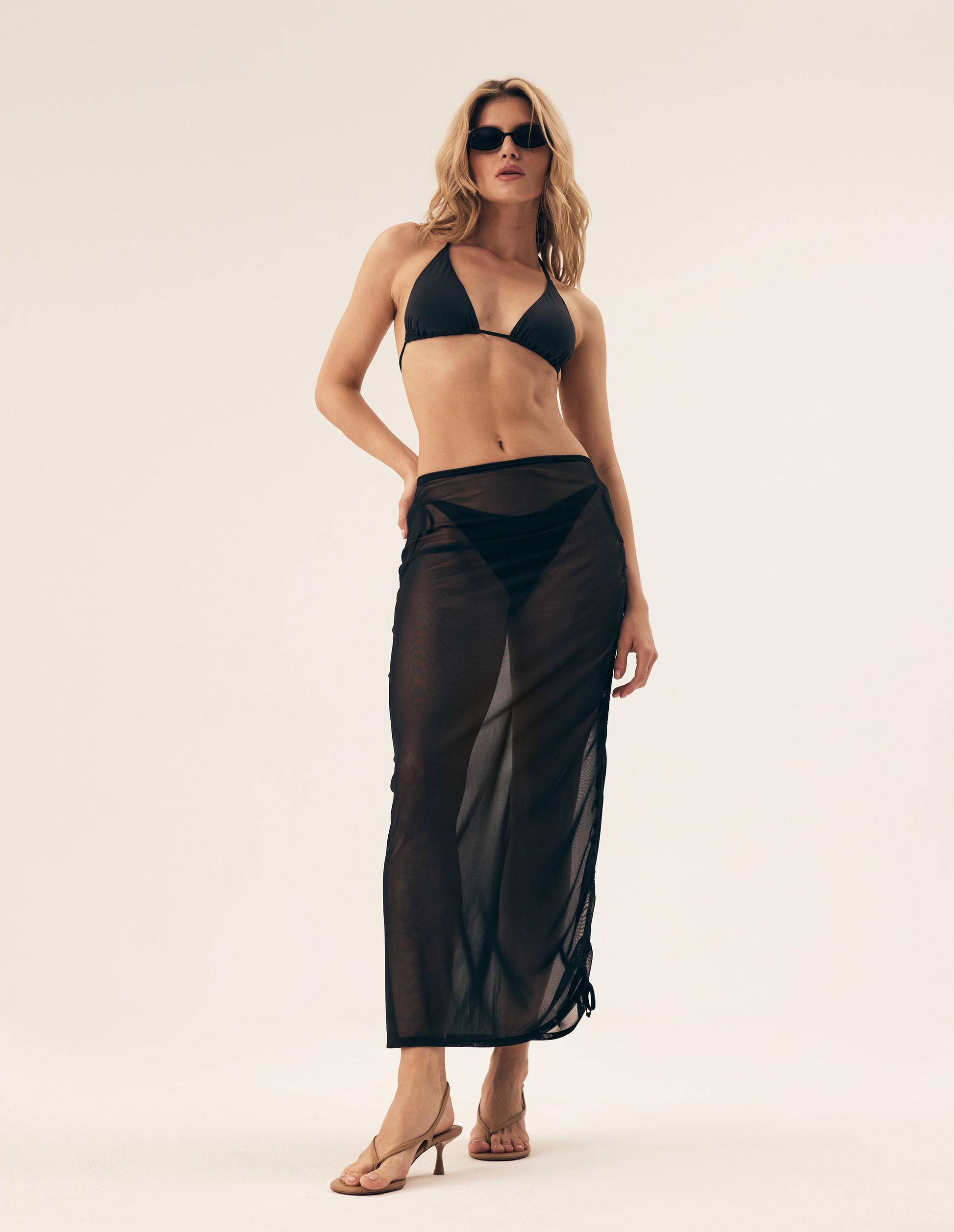 Beach skirt Seashell Black - 5