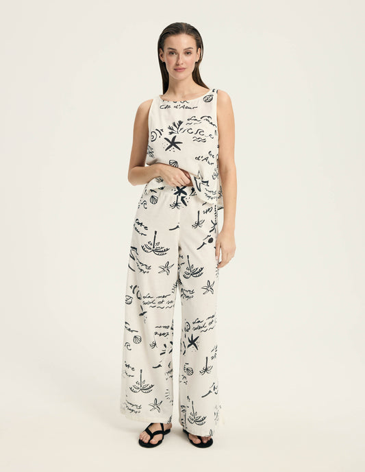 Trousers Azzurro Cream - 1