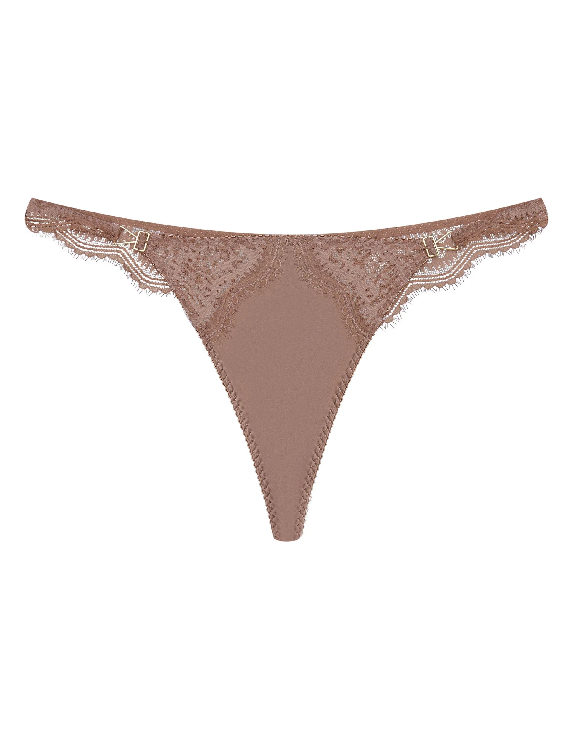 Thongs Brillant Golden brown - 4
