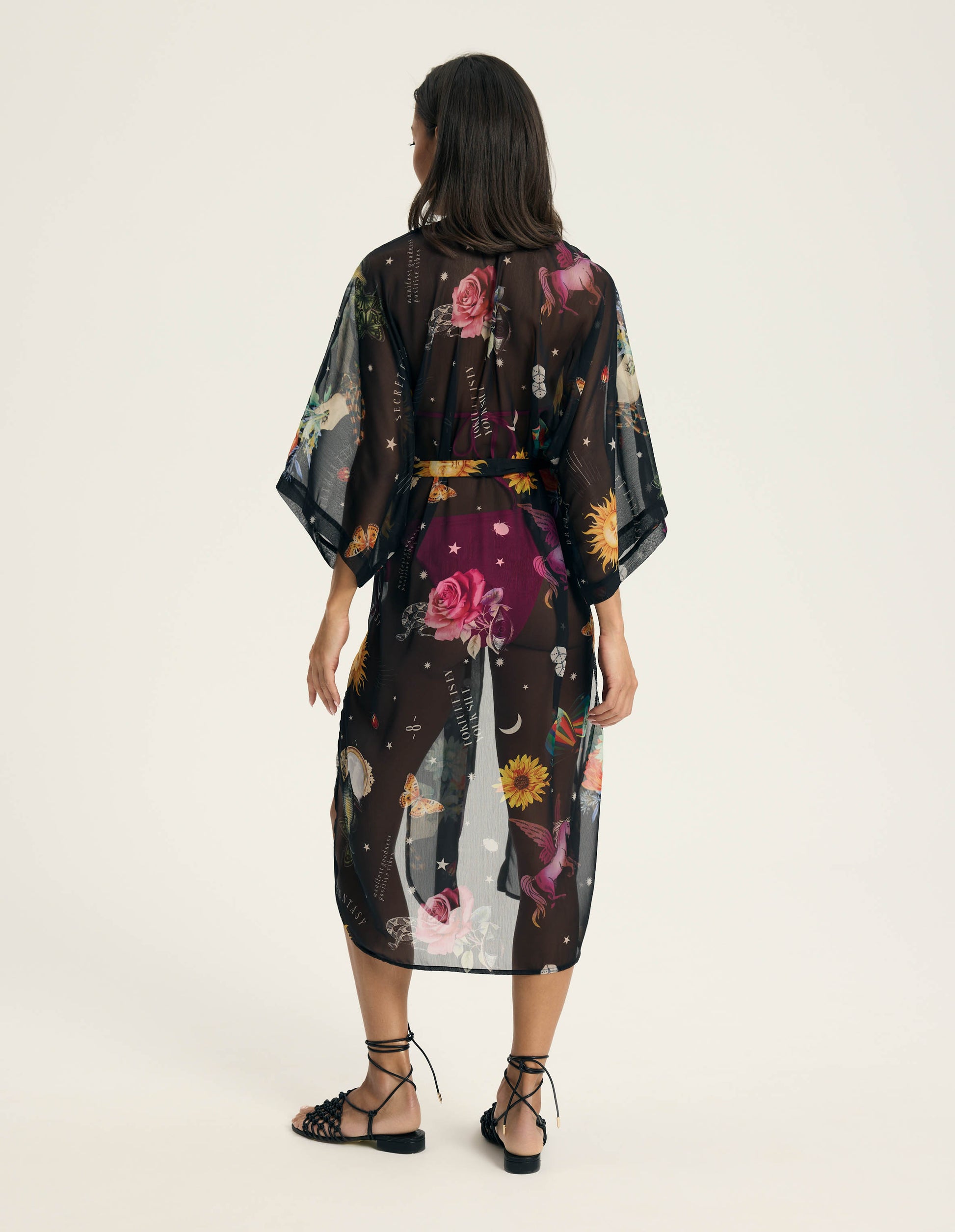 Beach robe Harlay Black - 3