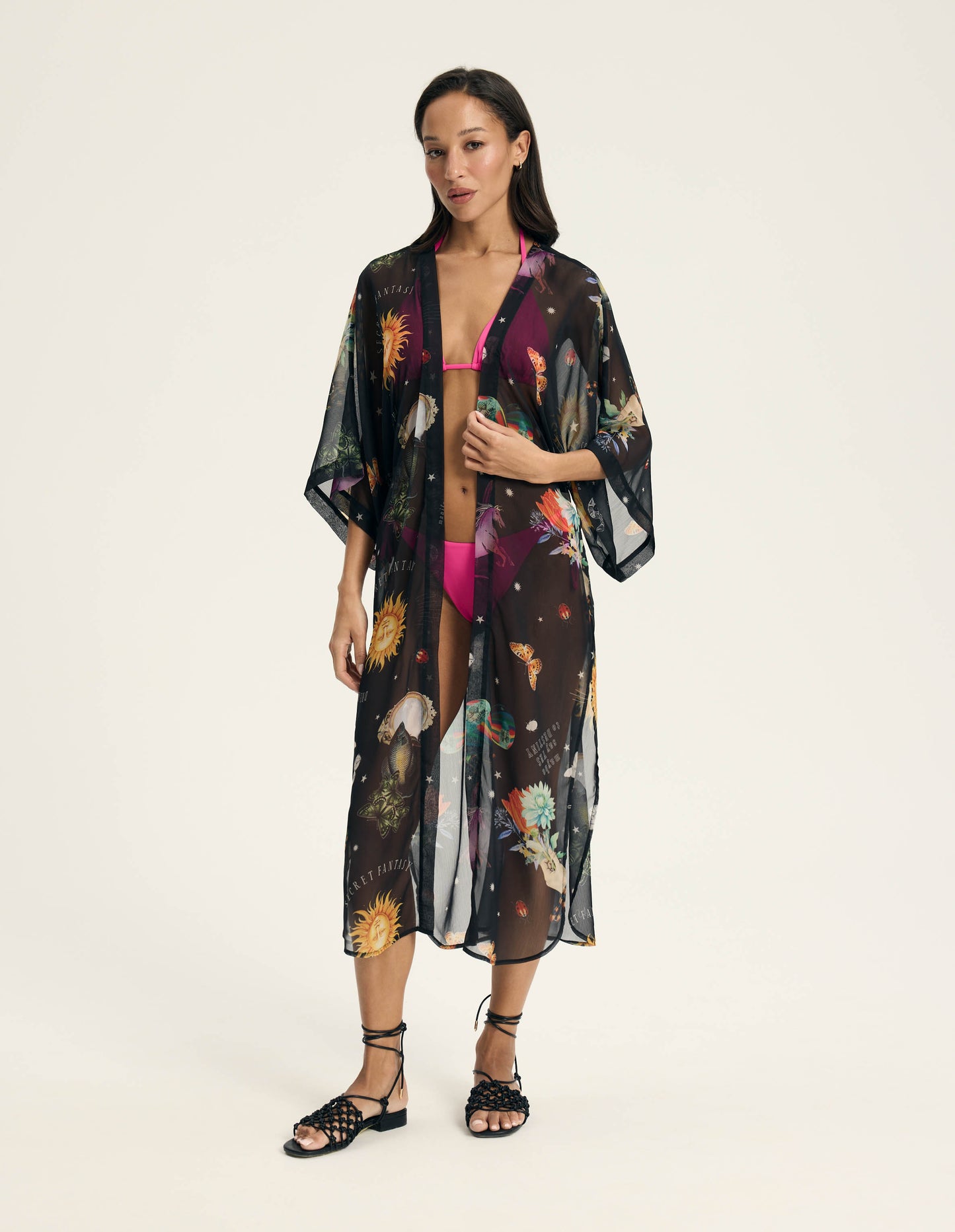 Beach robe Harlay Black - 4