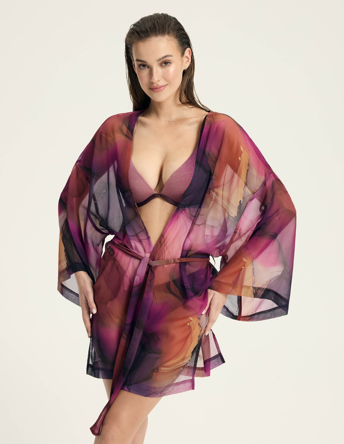Beach robe Tango Dark violet - 2