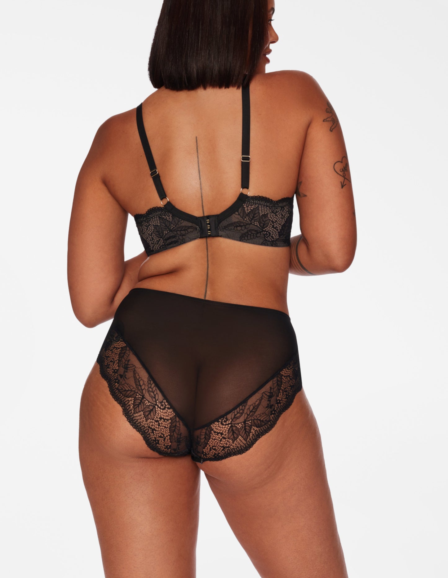 High-Waisted Briefs Tarot Black/grey - 1