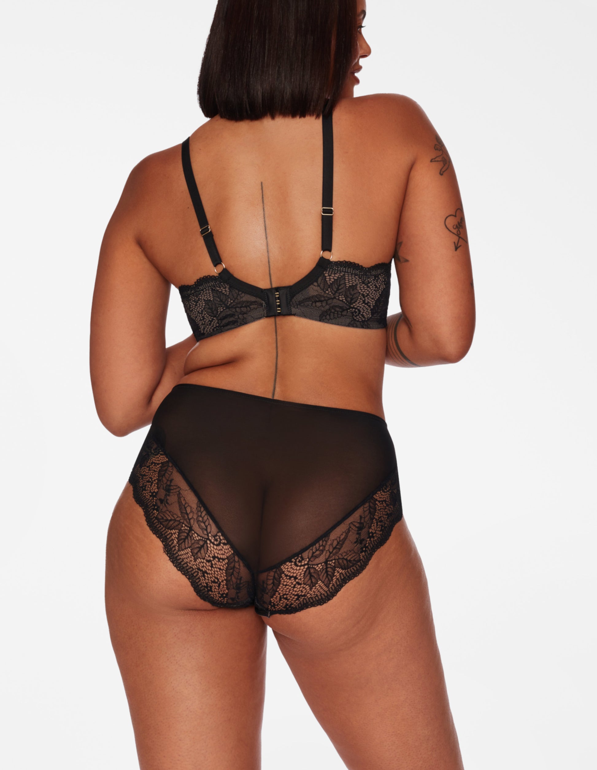 High-Waisted Briefs Tarot Black/grey - 1